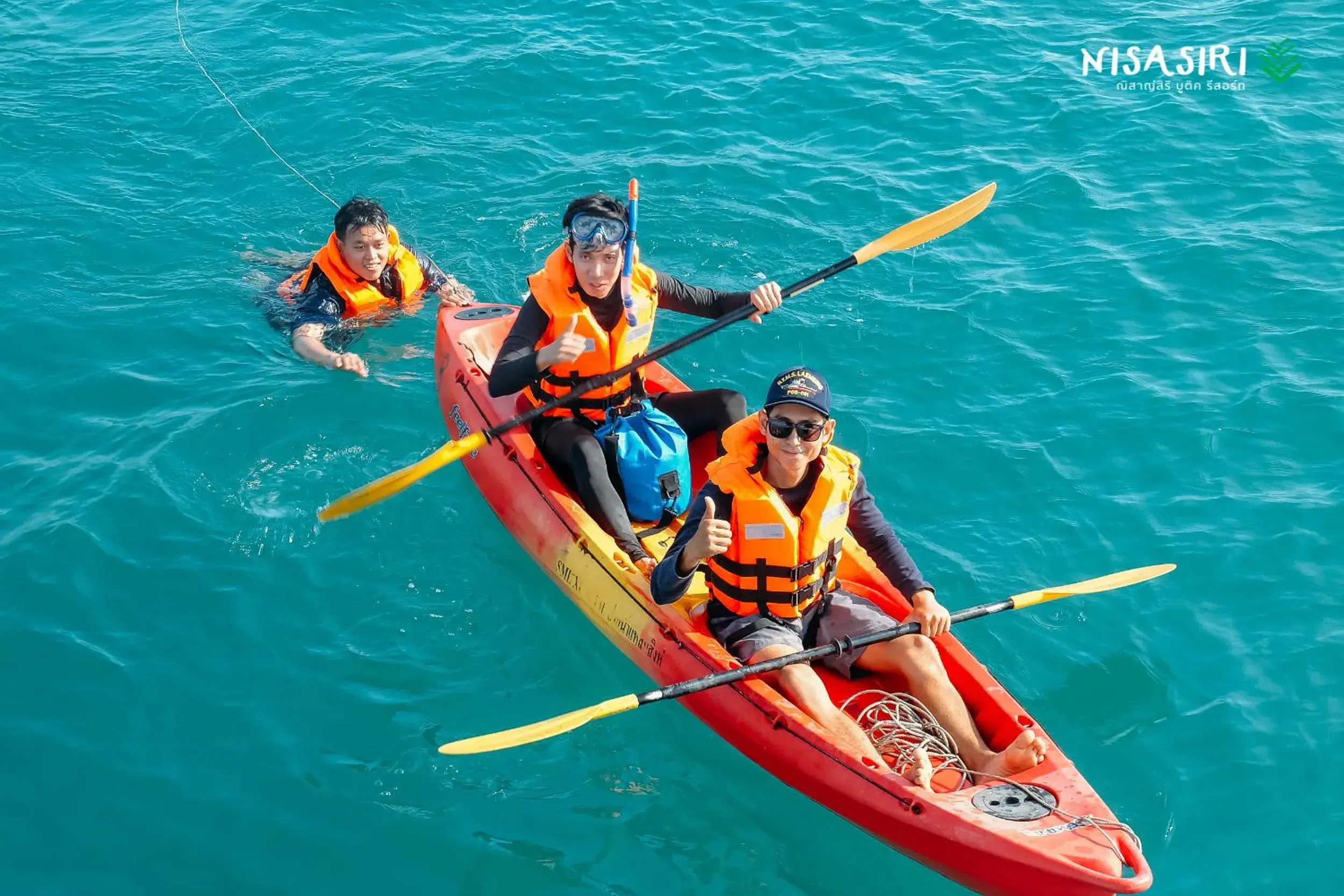 Canoeing in Nisasiri Boutique Resort