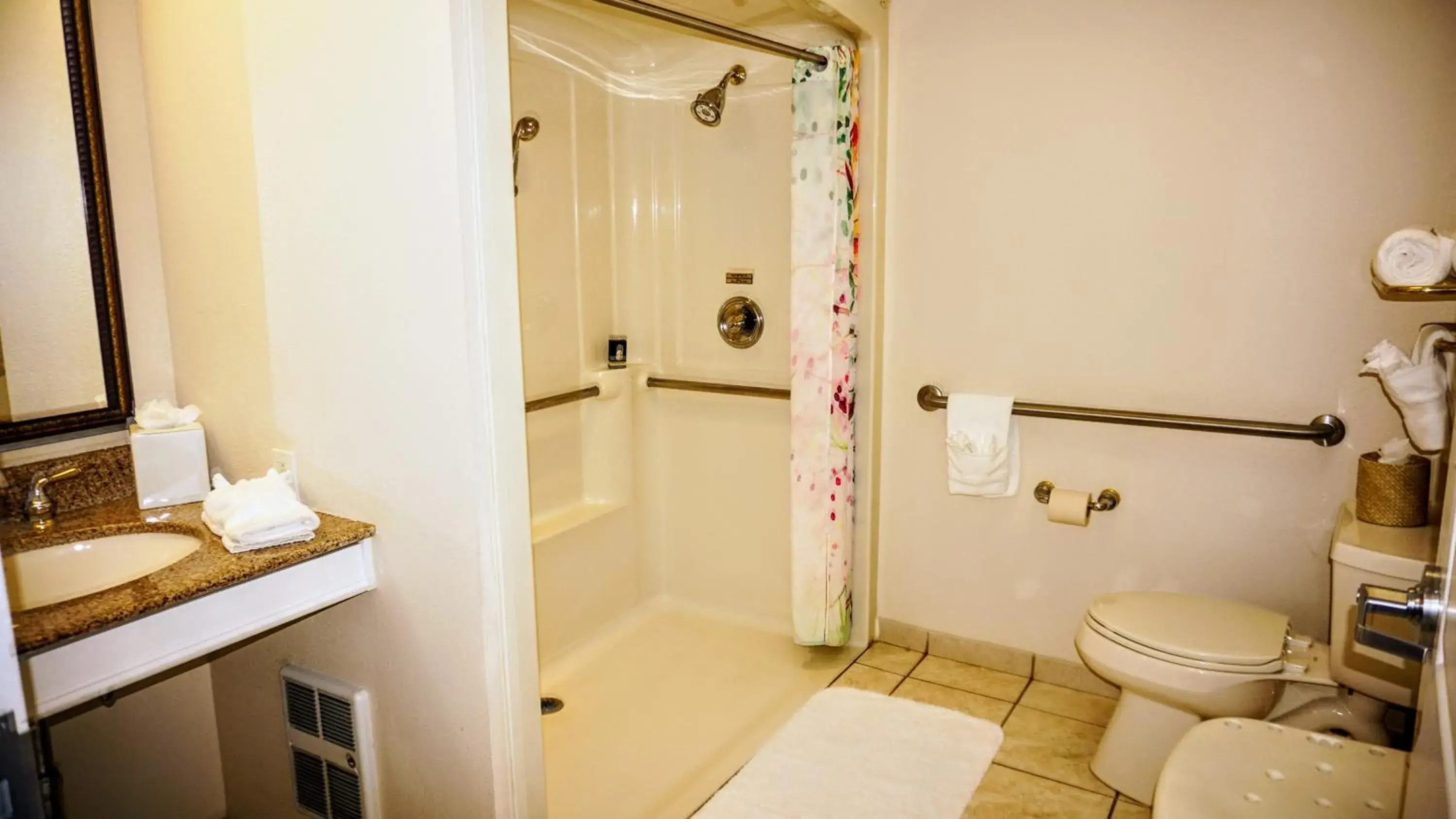 Bathroom in The Wilshire Grand Hotel