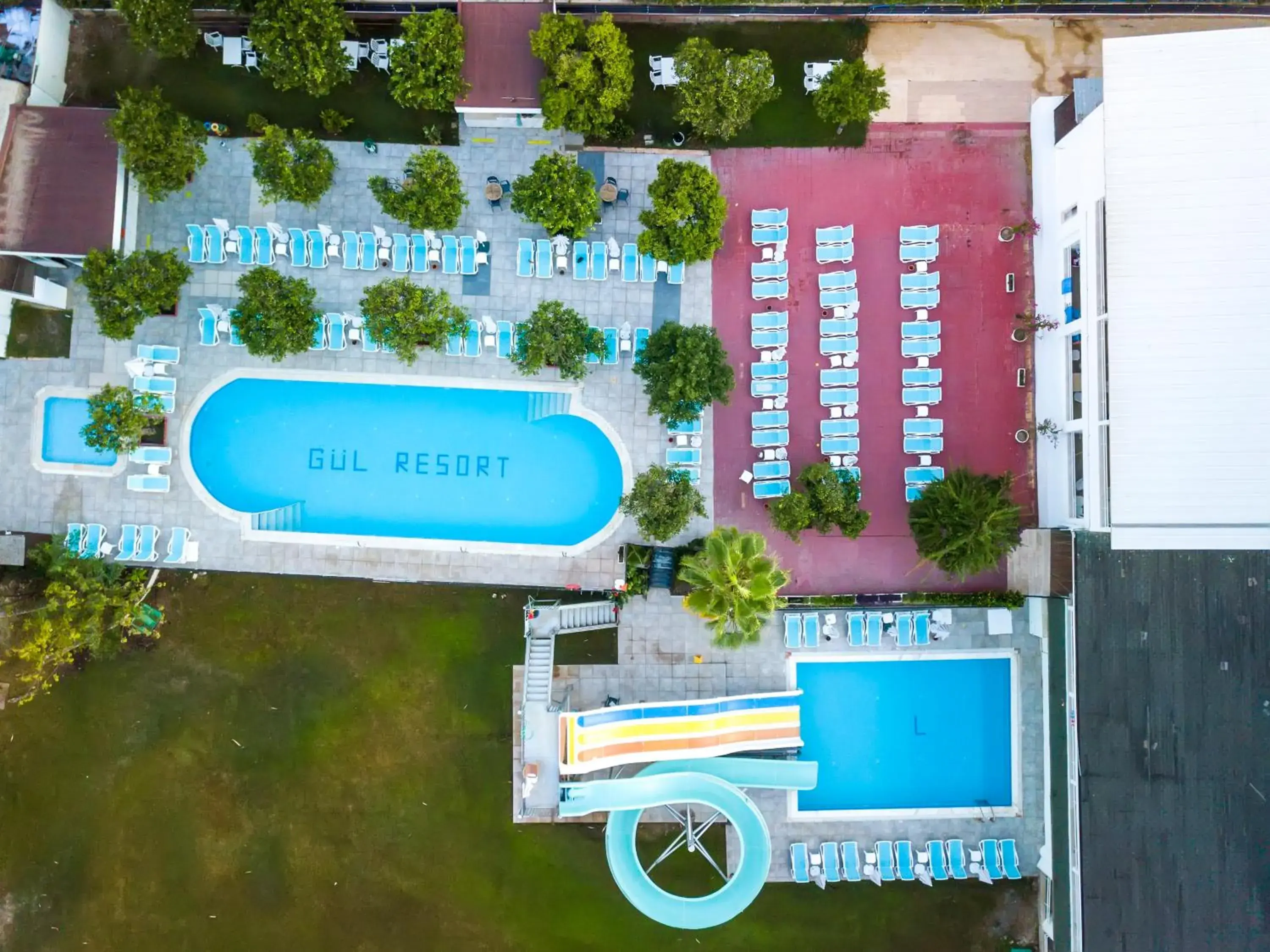 Bird's eye view, Pool View in Armas Gul Beach