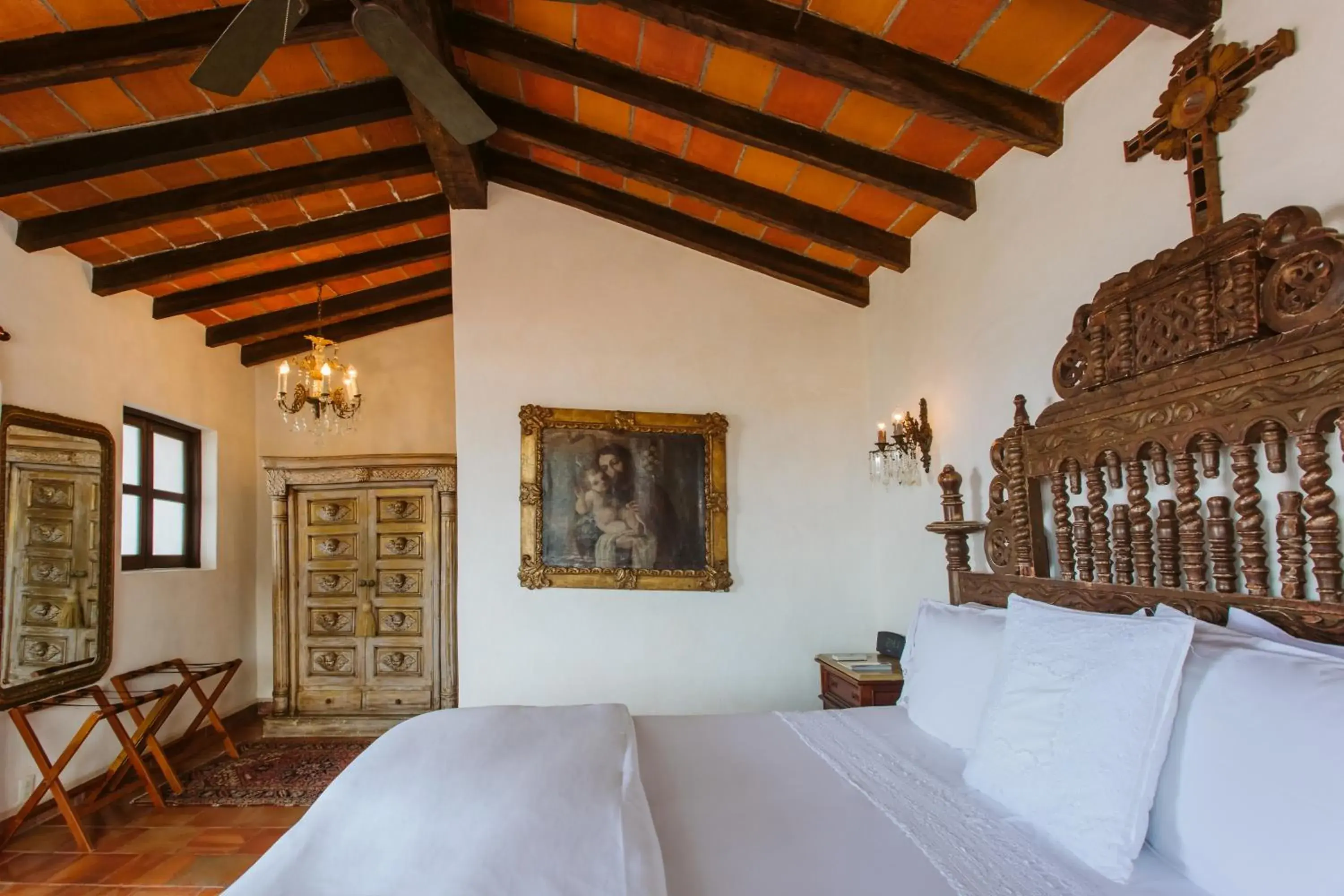 Bed in Hacienda San Angel