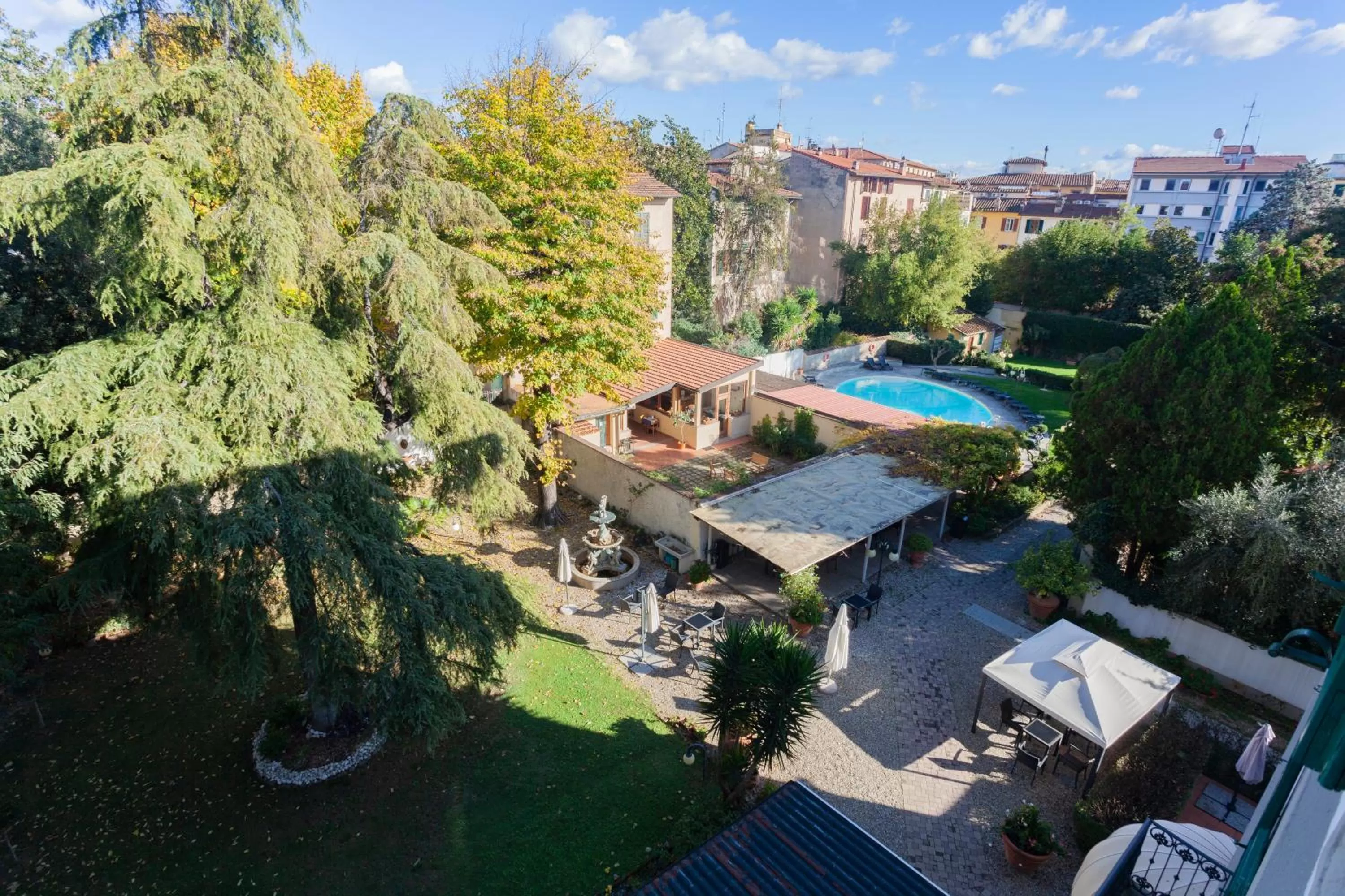 Pool view in Villa Royal