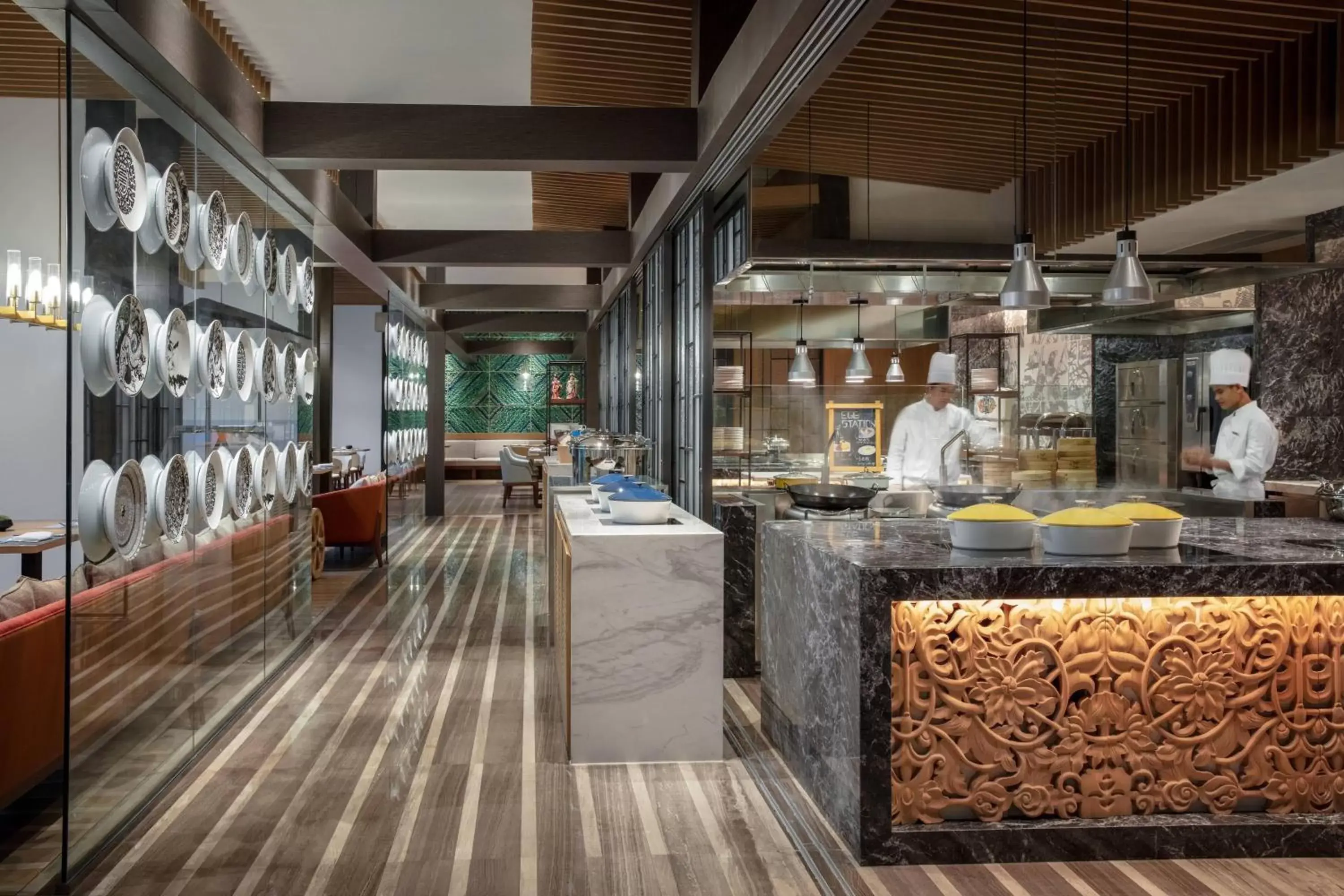 Restaurant/places to eat in Courtyard by Marriott Suzhou Mudu