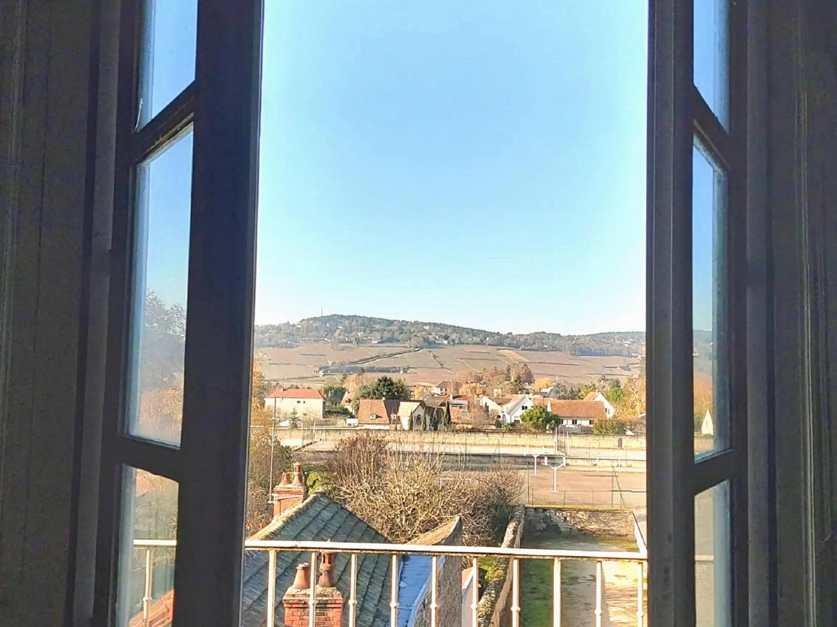 View (from property/room) in Hostellerie Cèdre & Spa Beaune