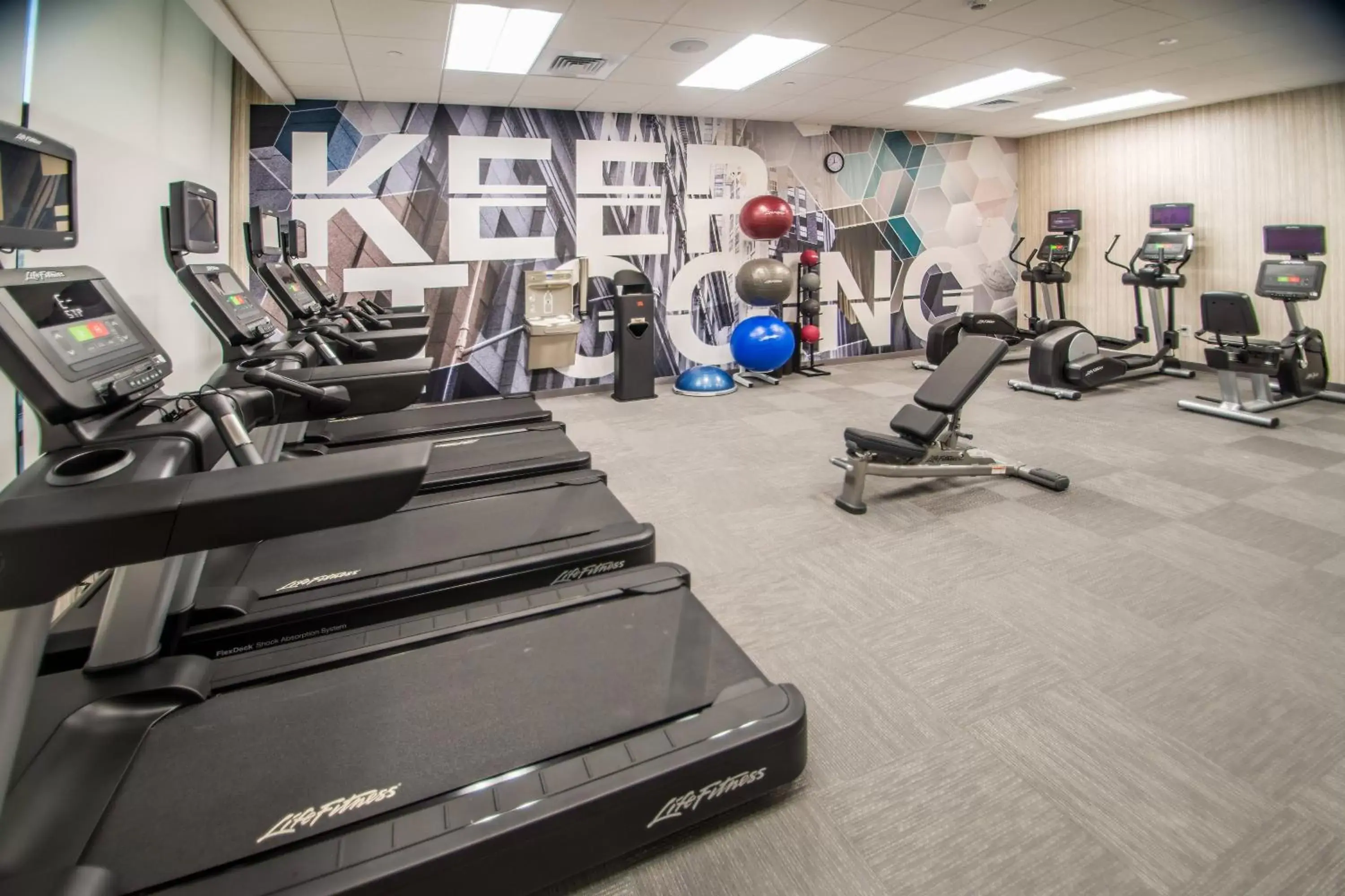 Fitness centre/facilities, Fitness Center/Facilities in SpringHill Suites by Marriott Fayetteville Fort Bragg