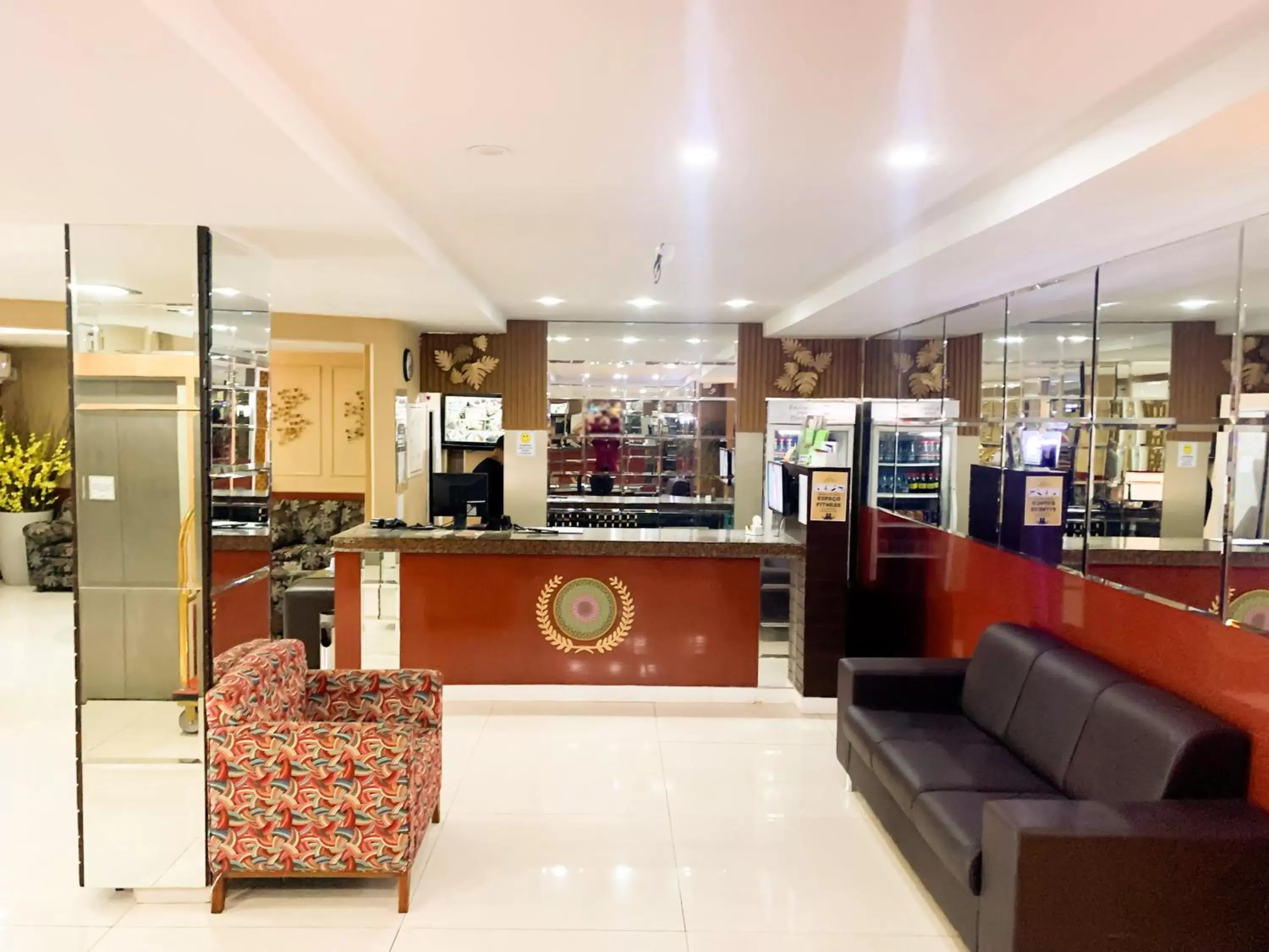 Lobby or reception in Hotel do Largo Manaus