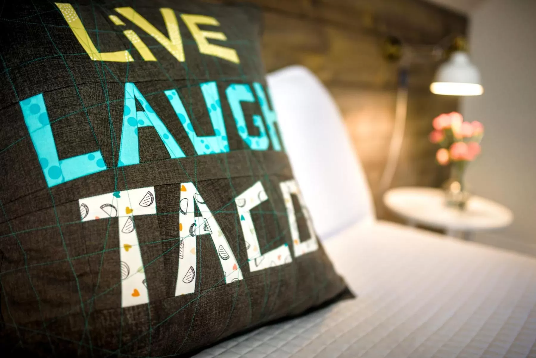 Bed in The Kitch'inn - Boutique Inn and Wine Bar