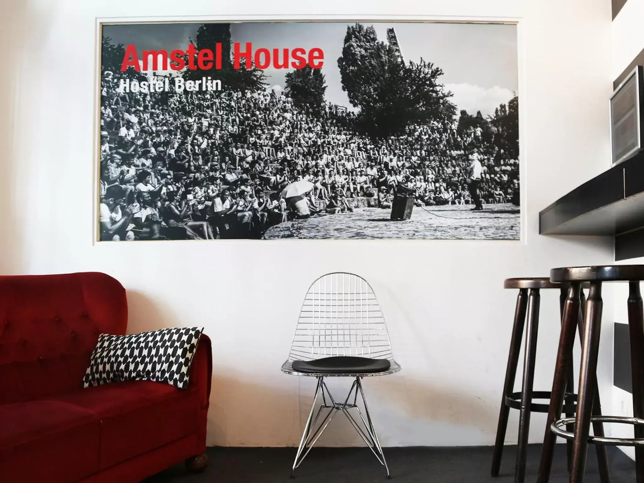 Lobby or reception, Seating Area in Amstel House Hostel