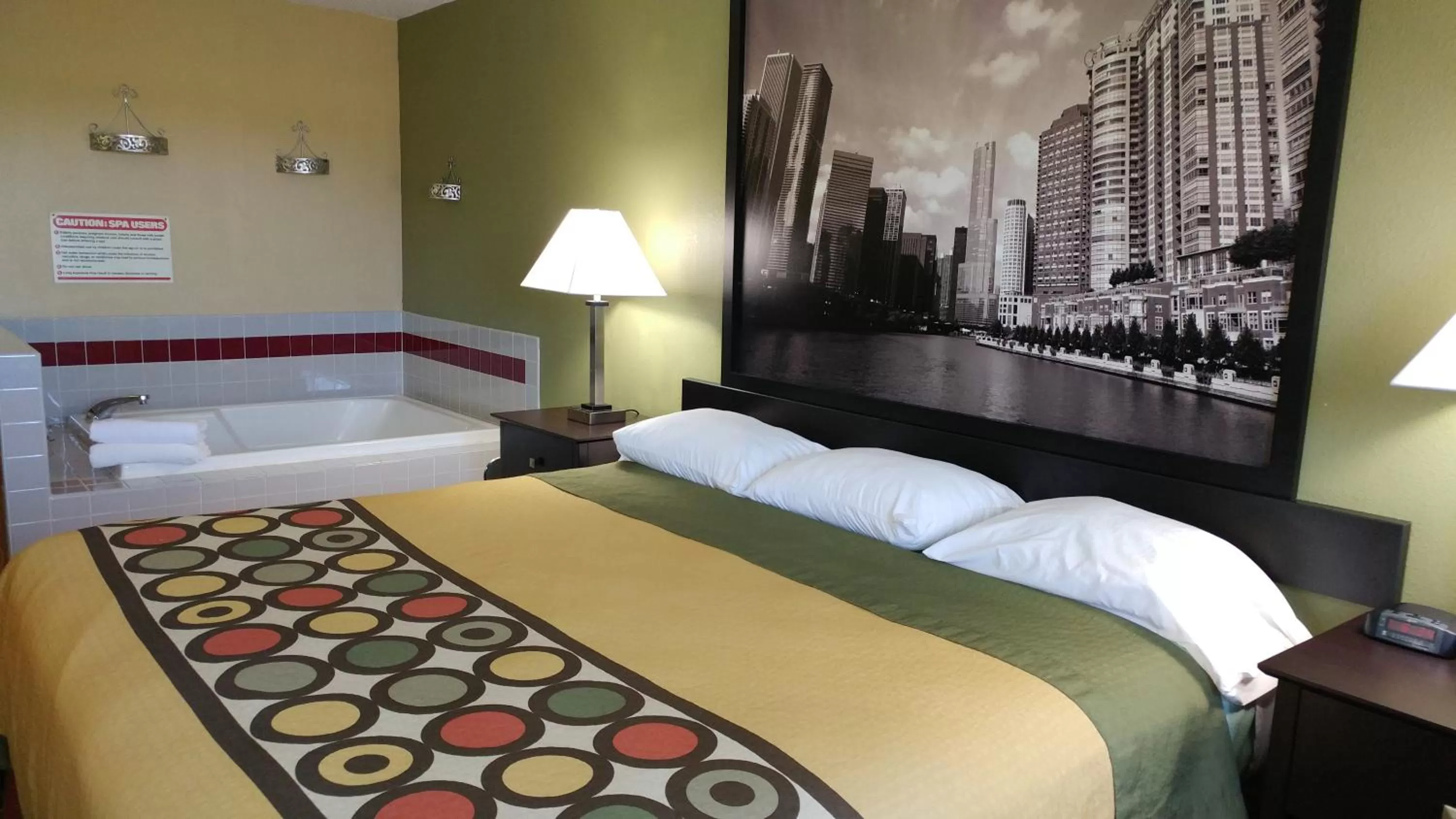 Deluxe King Suite in Super 8 by Wyndham DeKalb IL