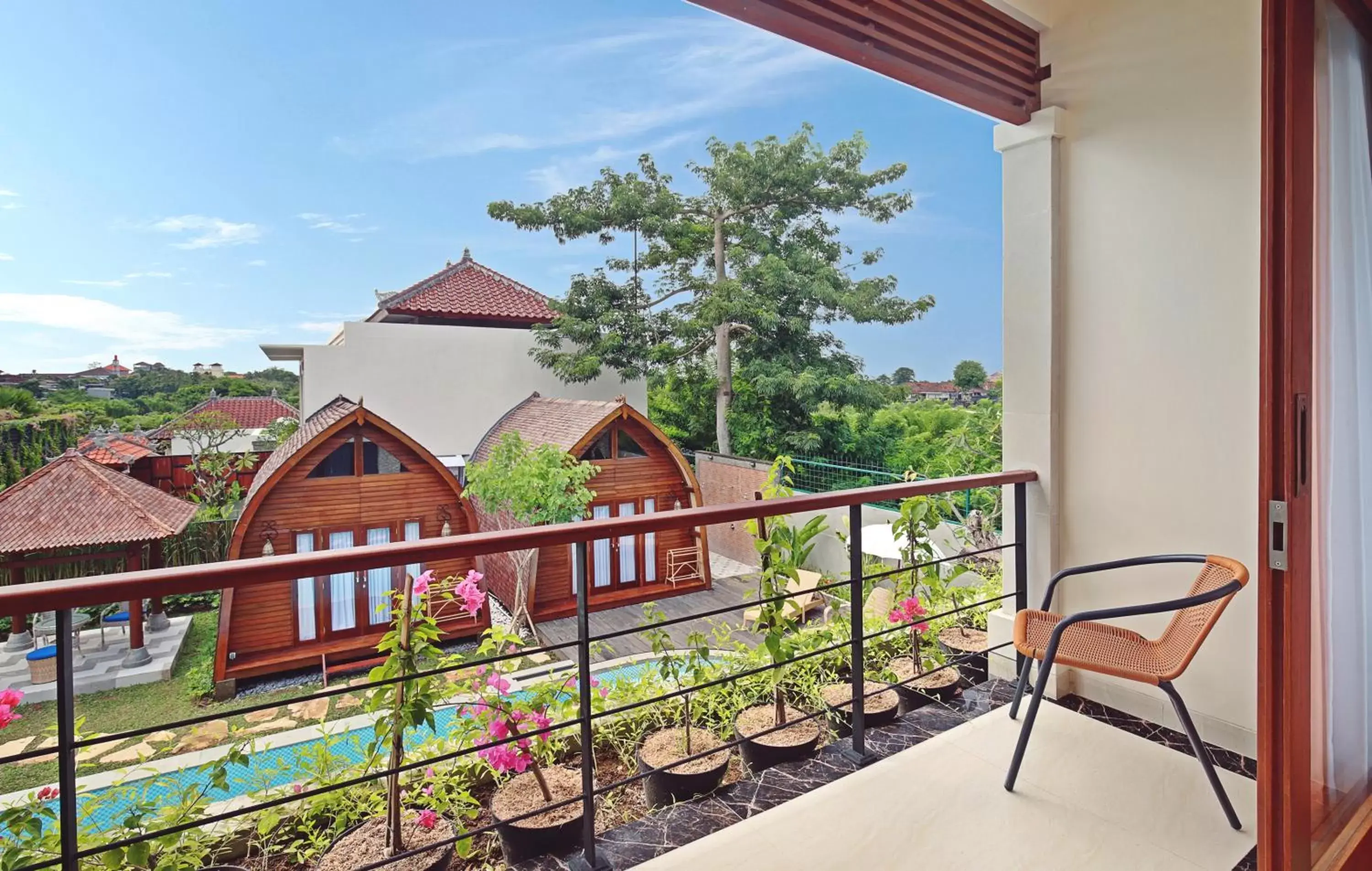 Nearby landmark, Balcony/Terrace in Kubu GWK Resort