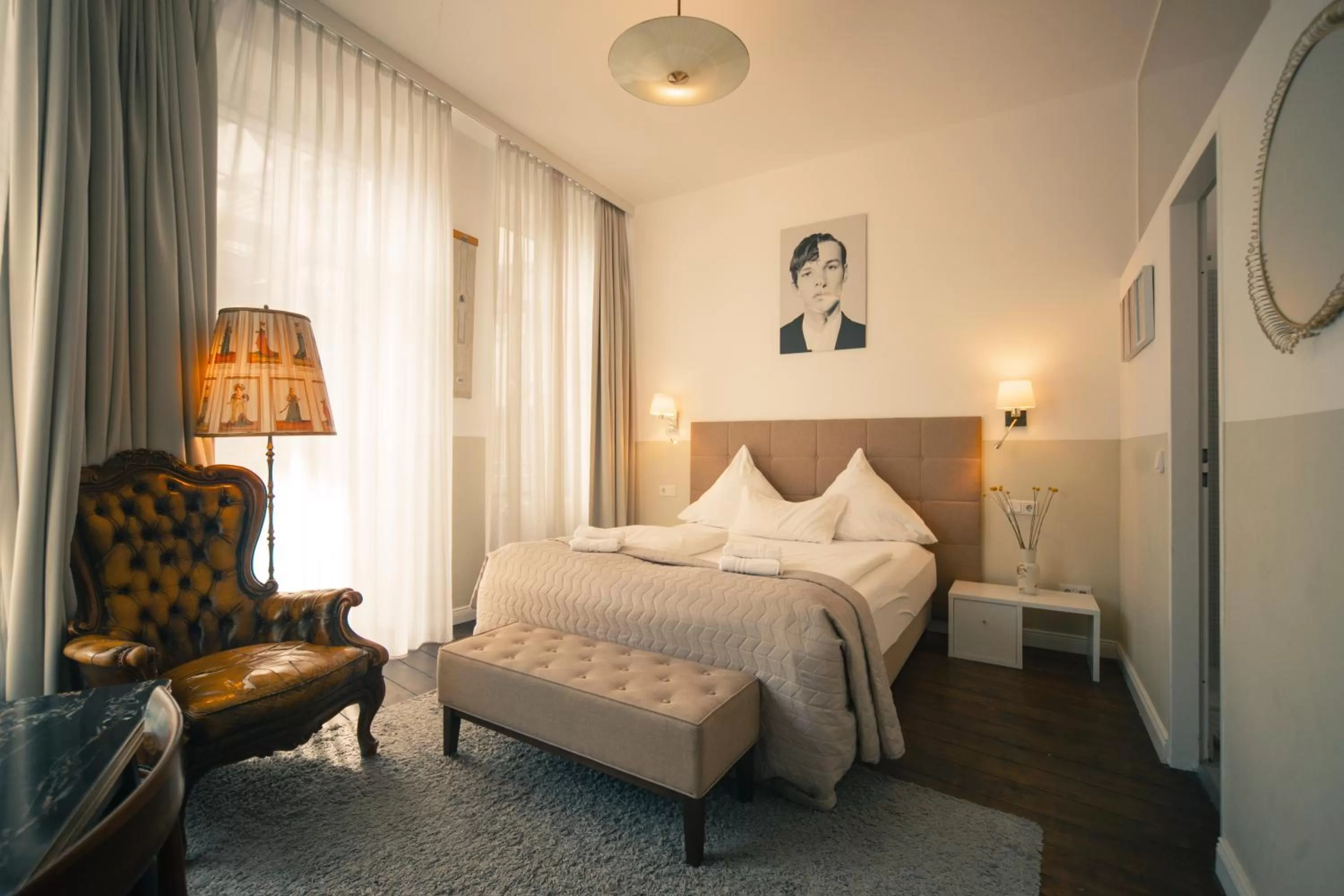 Bed in MAISON MARSIL - Boutique Hotel Köln