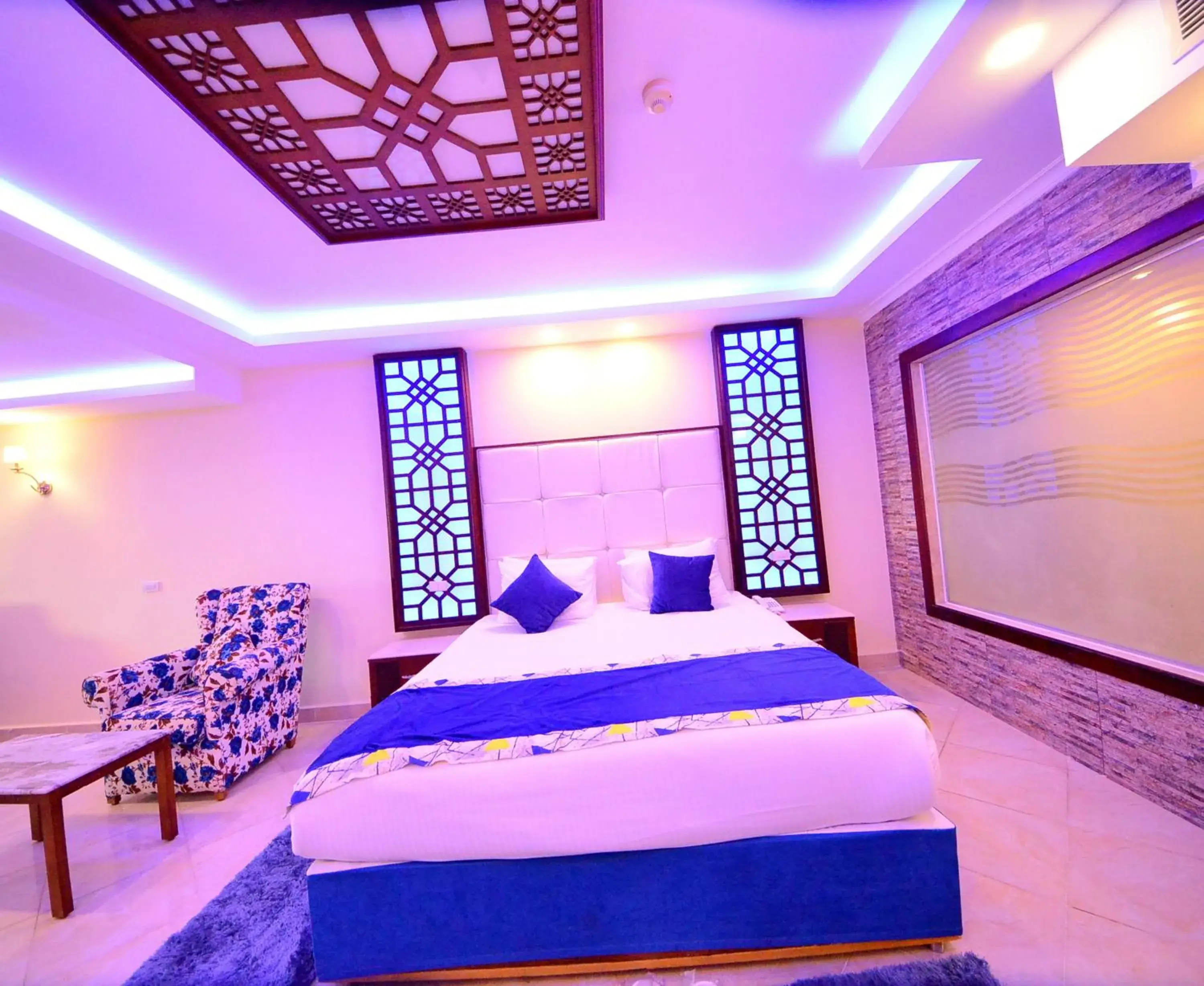 Bed in Sea Beach Aqua Park Resort