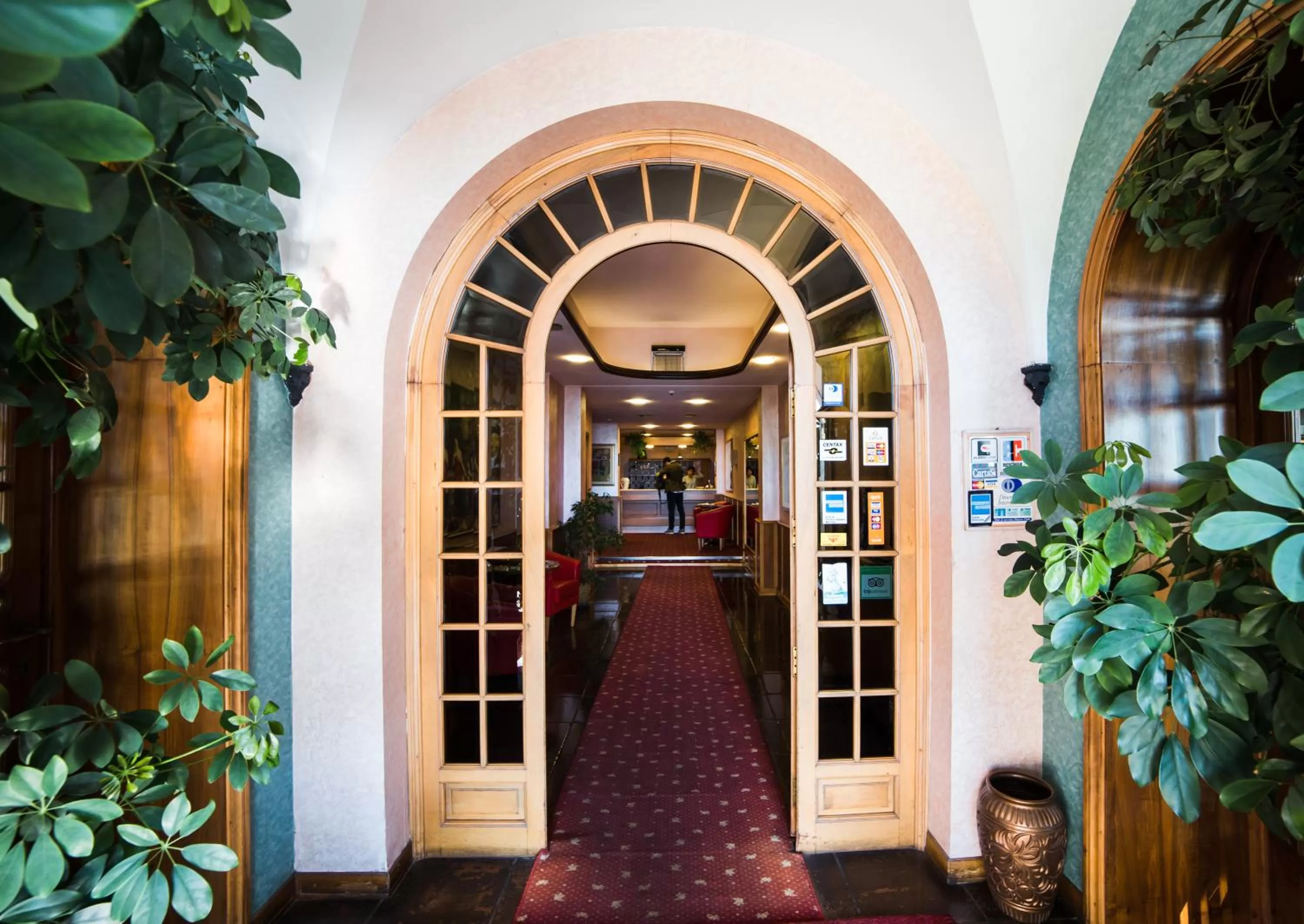 Facade/entrance in Hotel Kristina