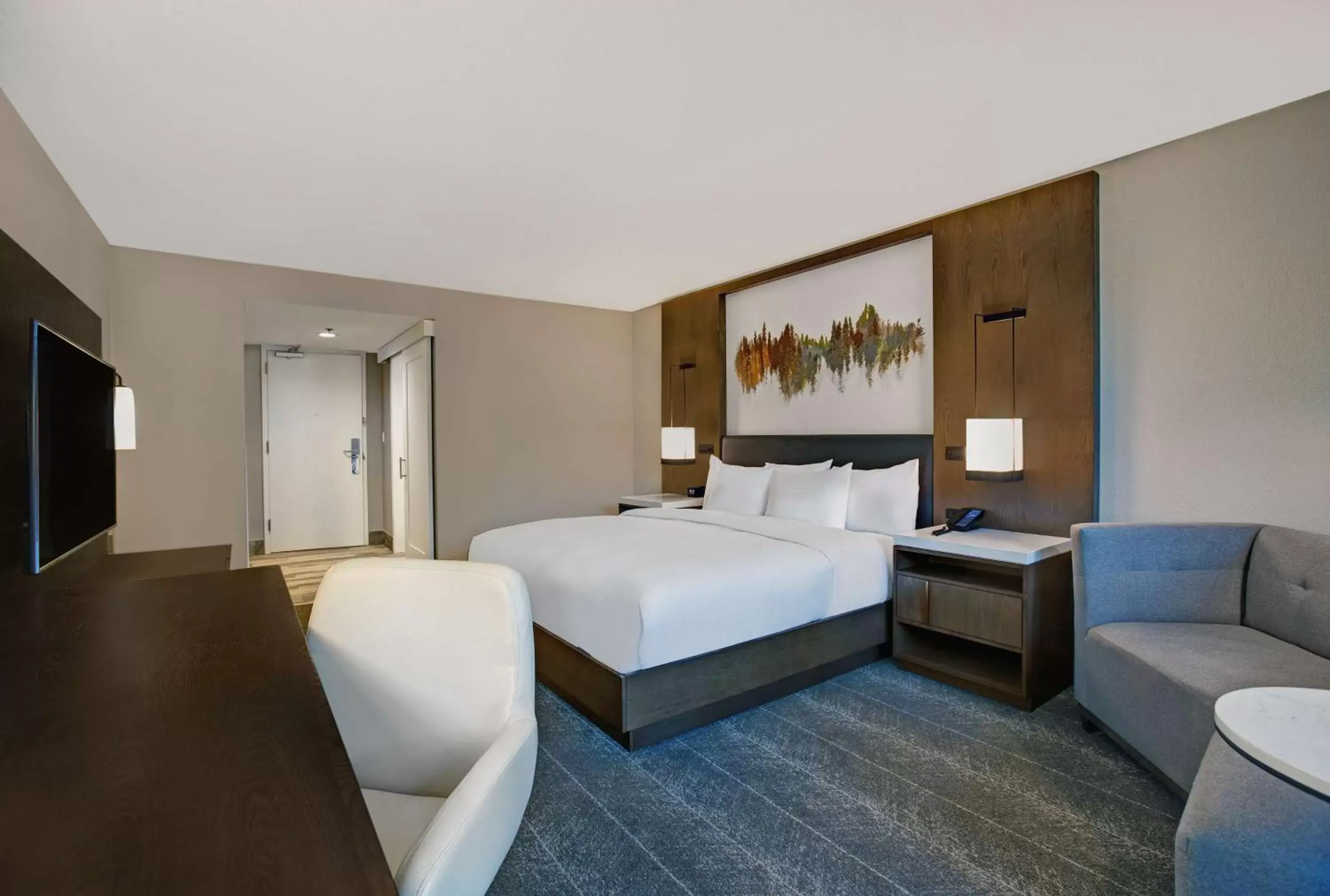 Bedroom, Bed in Hilton Peachtree City Atlanta Hotel & Conference Center