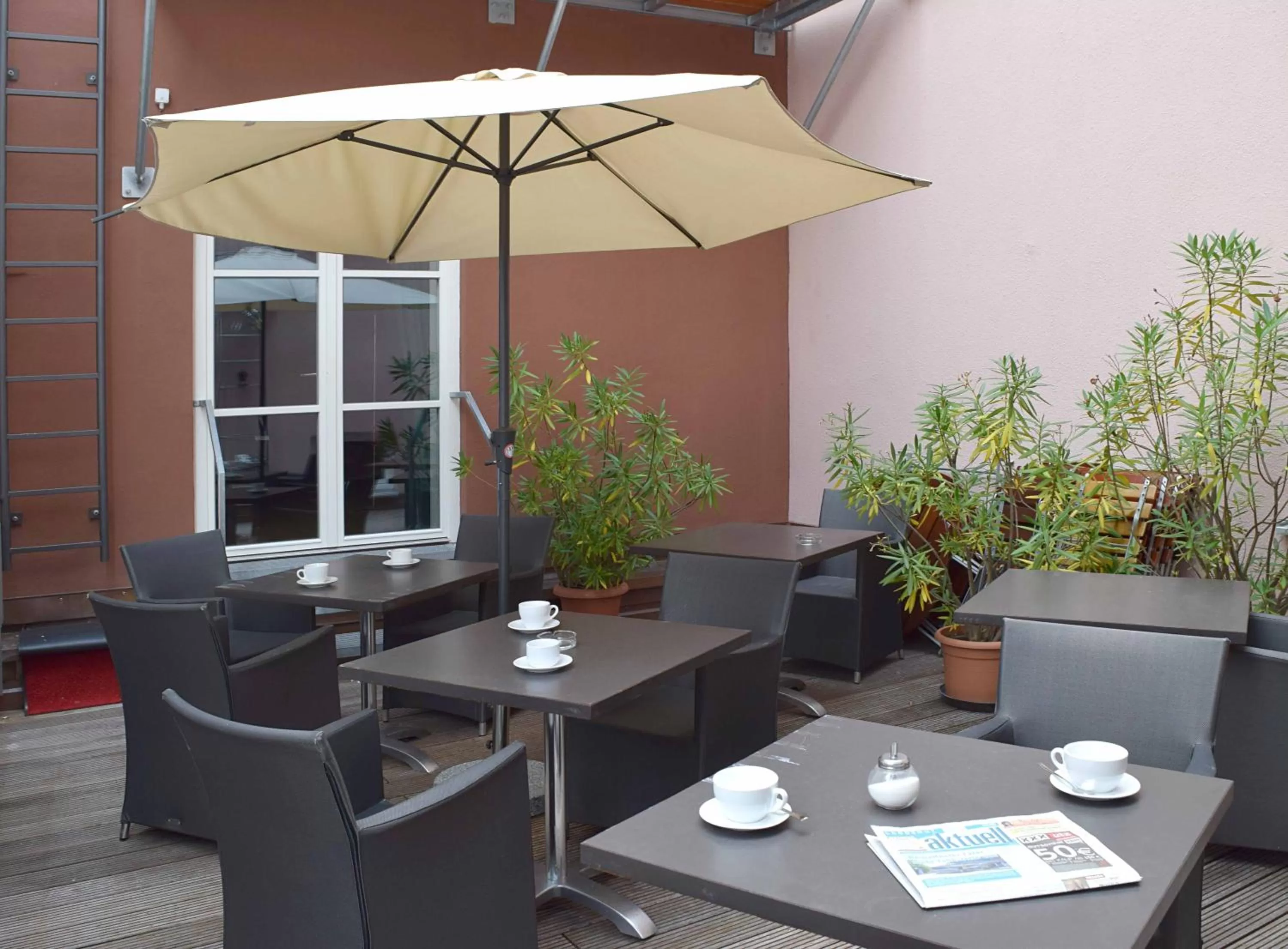 Patio in Hotel Freischütz