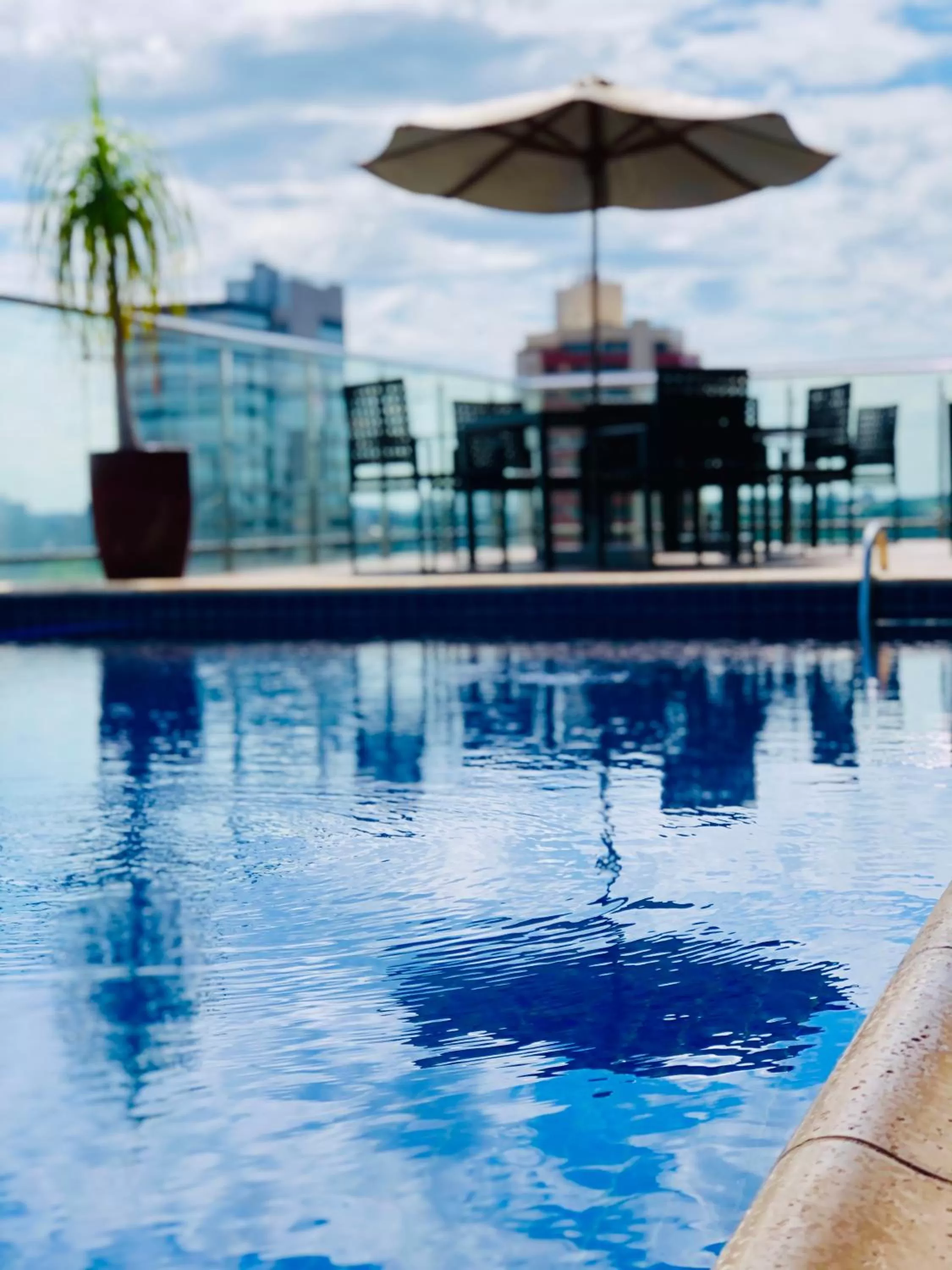 Pool view in Viale Tower Hotel