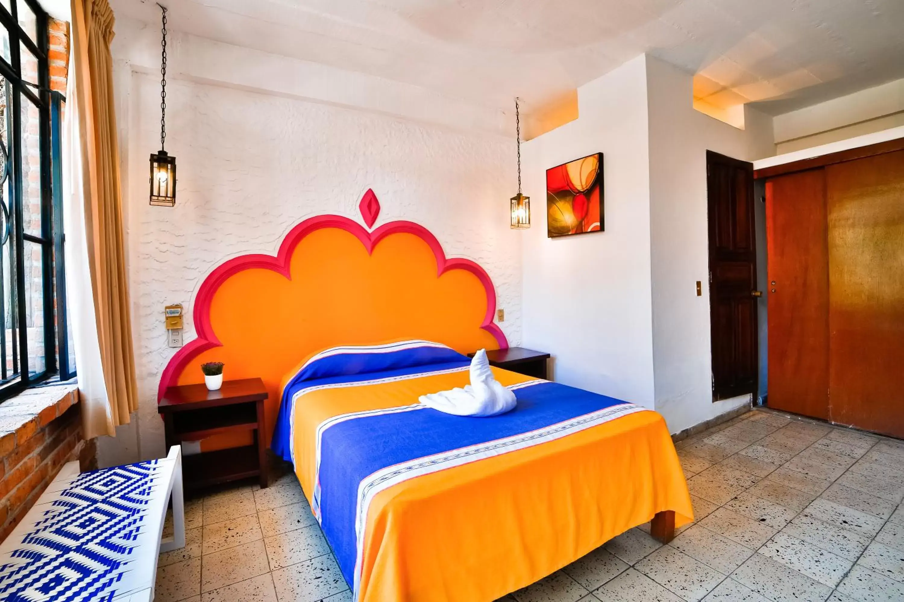 Bed in Hotel Villa del Mar Tradicional