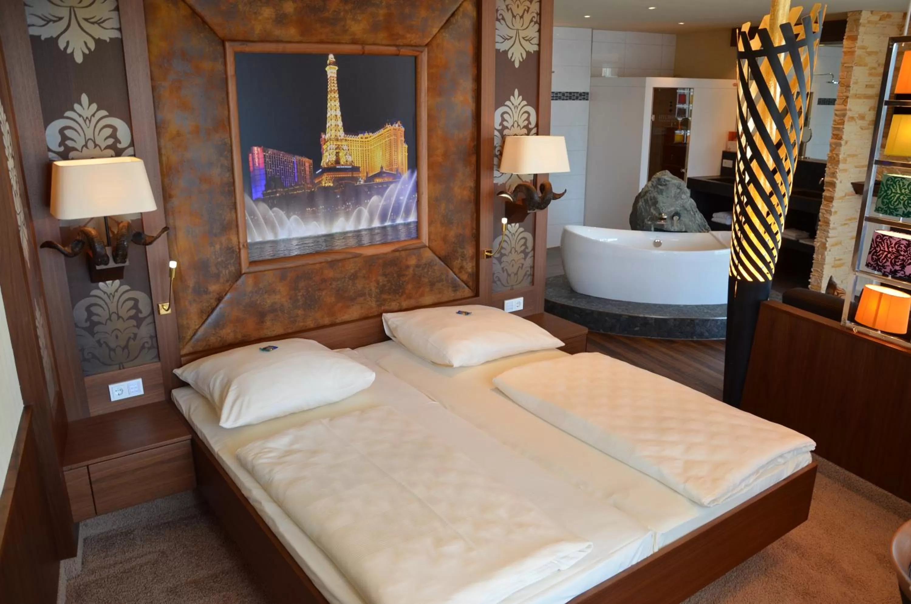 Bed in Seehotel Adler