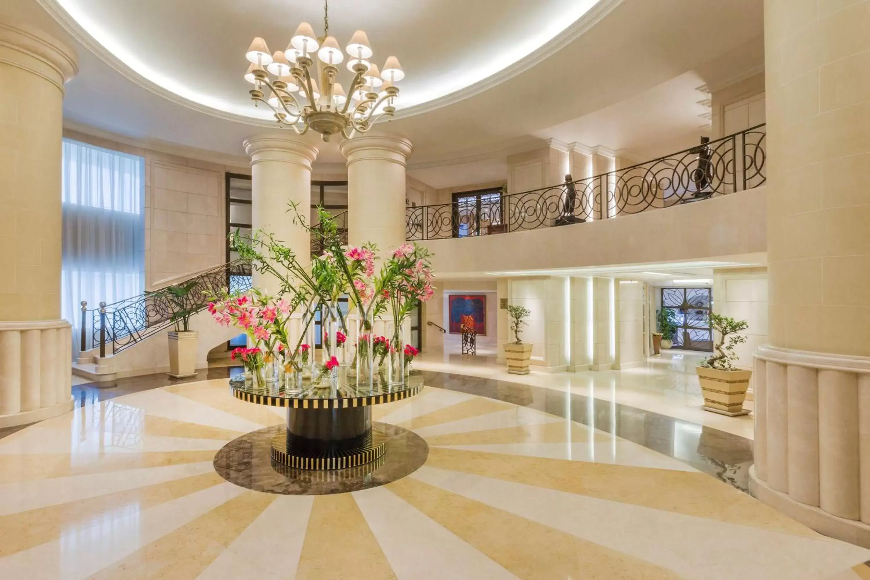 Lobby or reception, Lobby/Reception in Kempinski Nile Hotel, Cairo