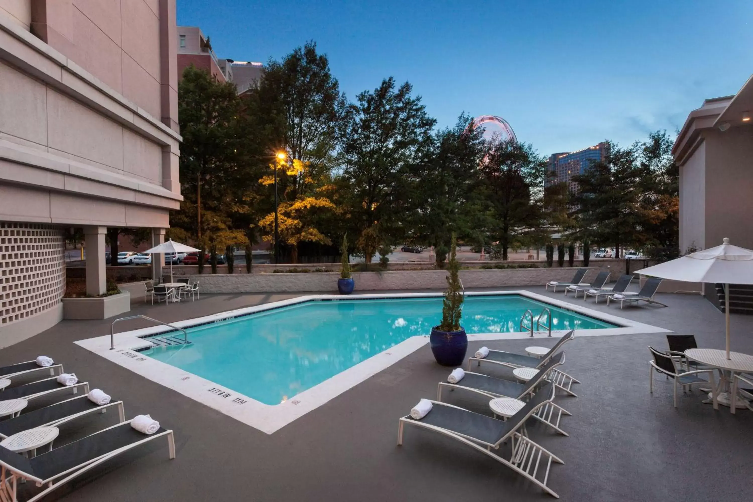 Pool view, Swimming Pool in The American Hotel Atlanta Downtown-a Doubletree by Hilton