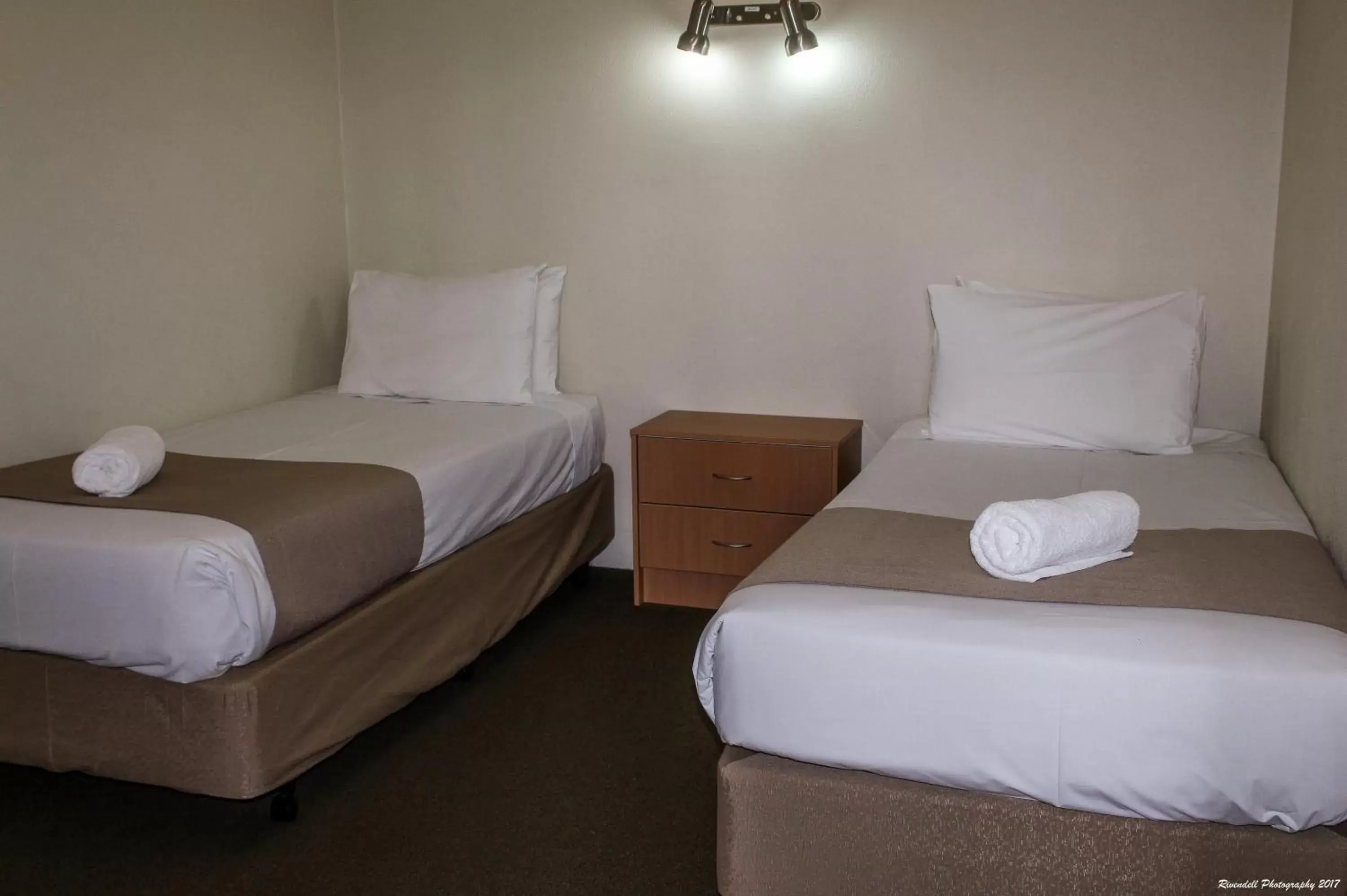 Bed in Motel Riverina