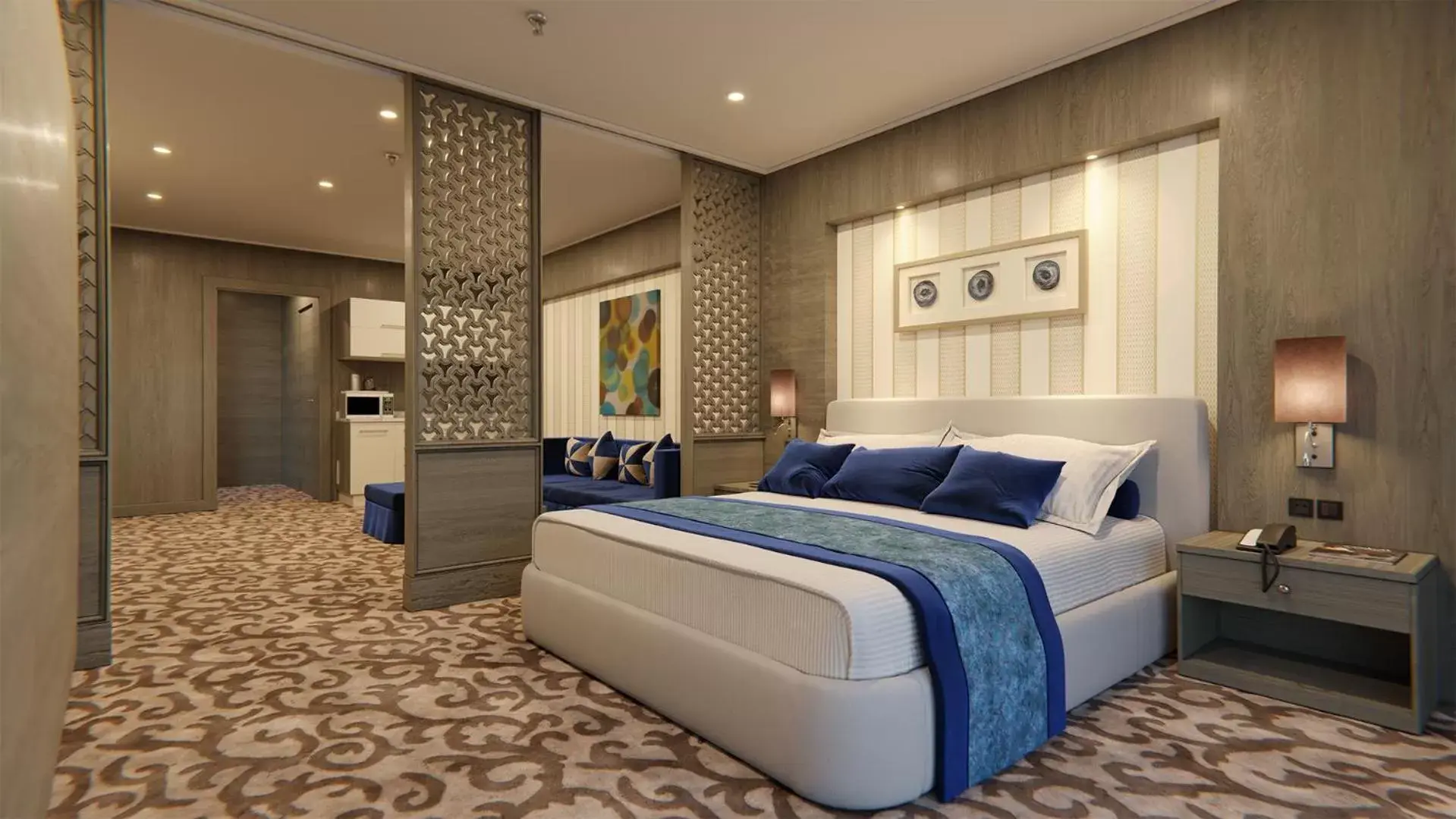 Bedroom, Bed in Al Hamra Hotel Kuwait