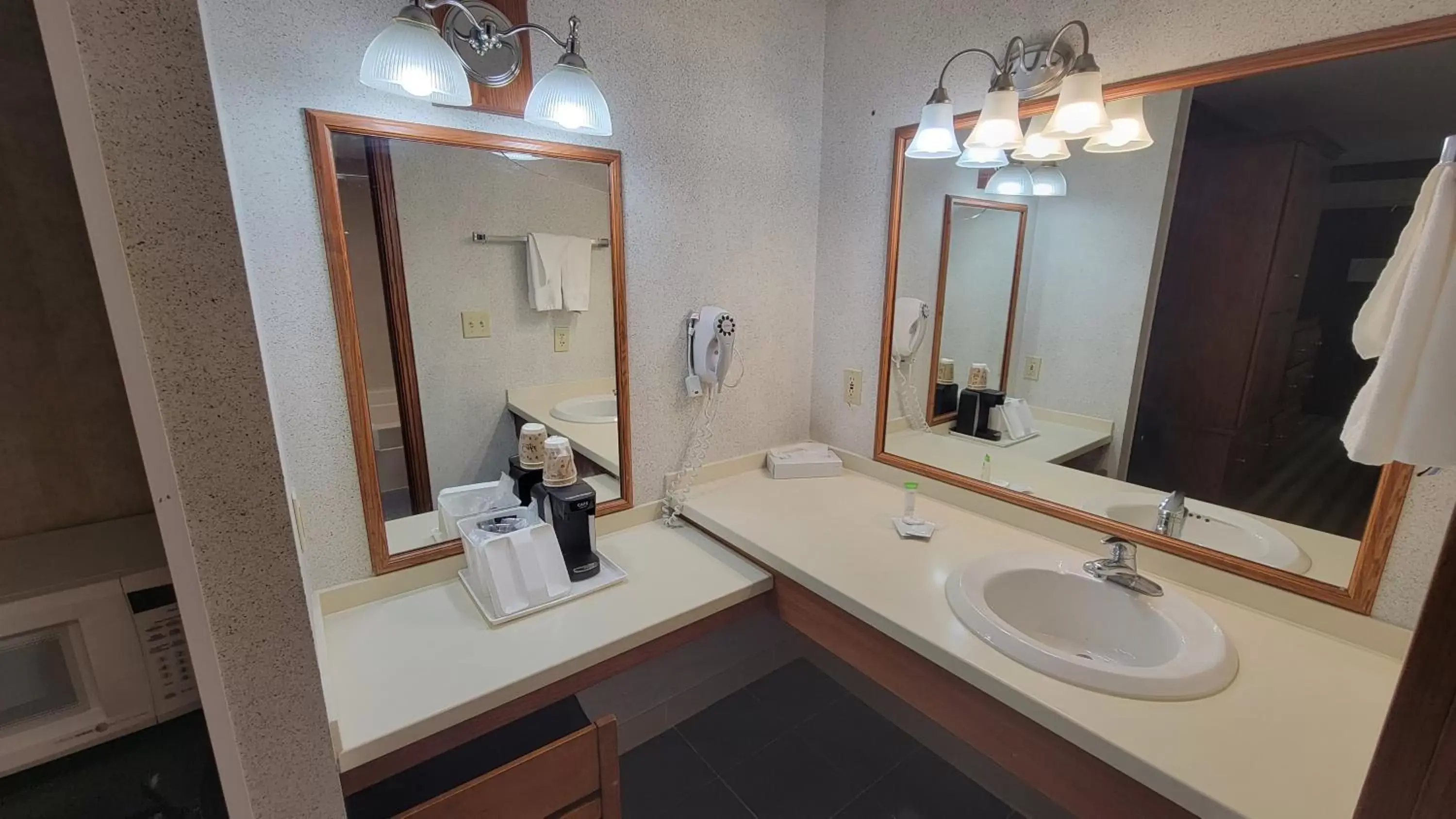 Bathroom in Ramada by Wyndham Saginaw Hotel & Suites