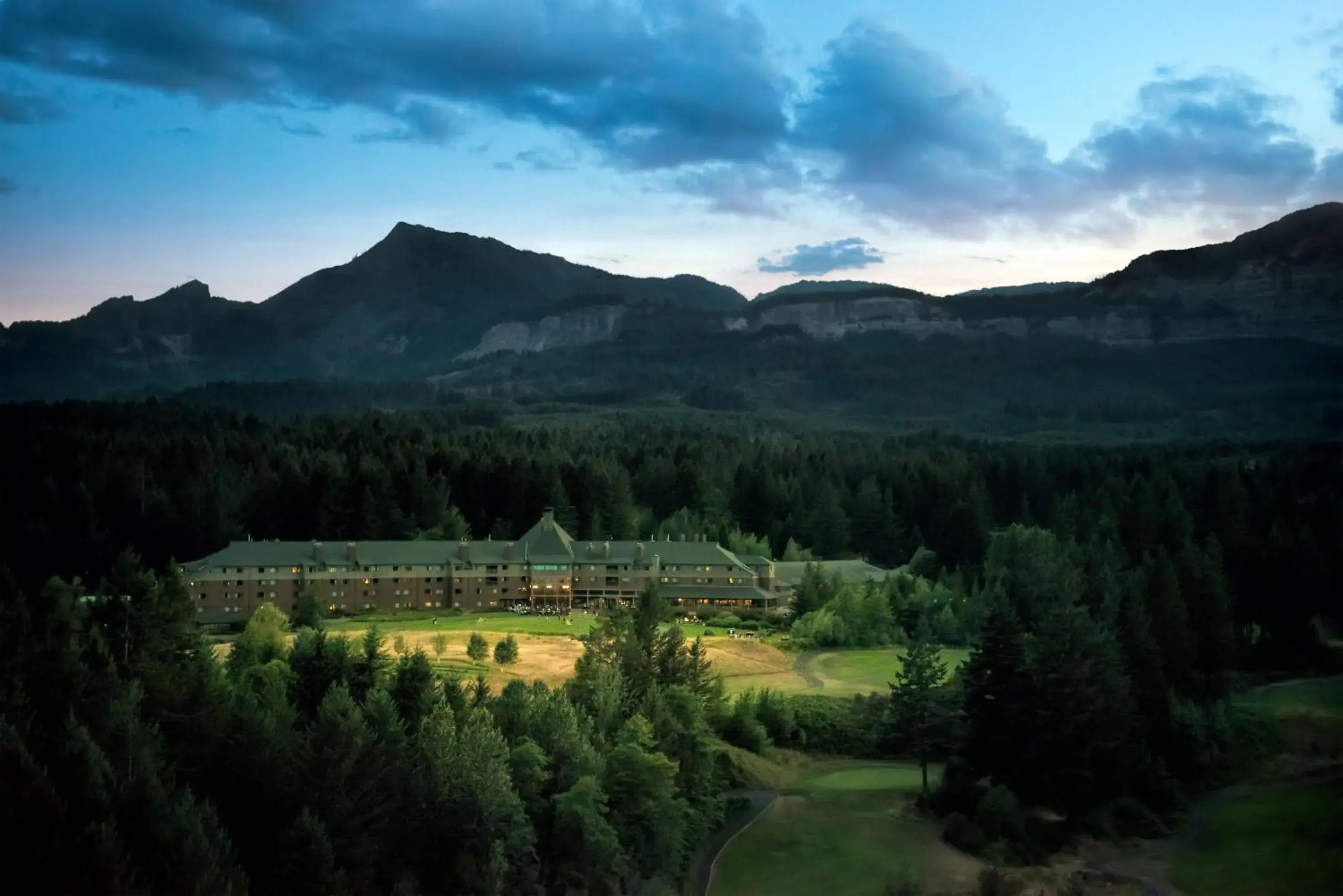 Natural landscape in Skamania Lodge