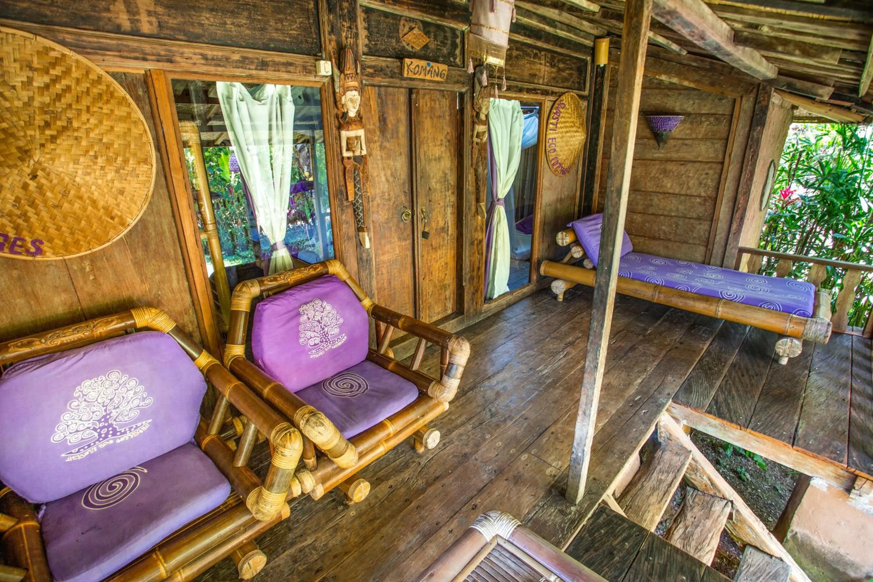 Balcony/Terrace in Swasti Eco Cottages