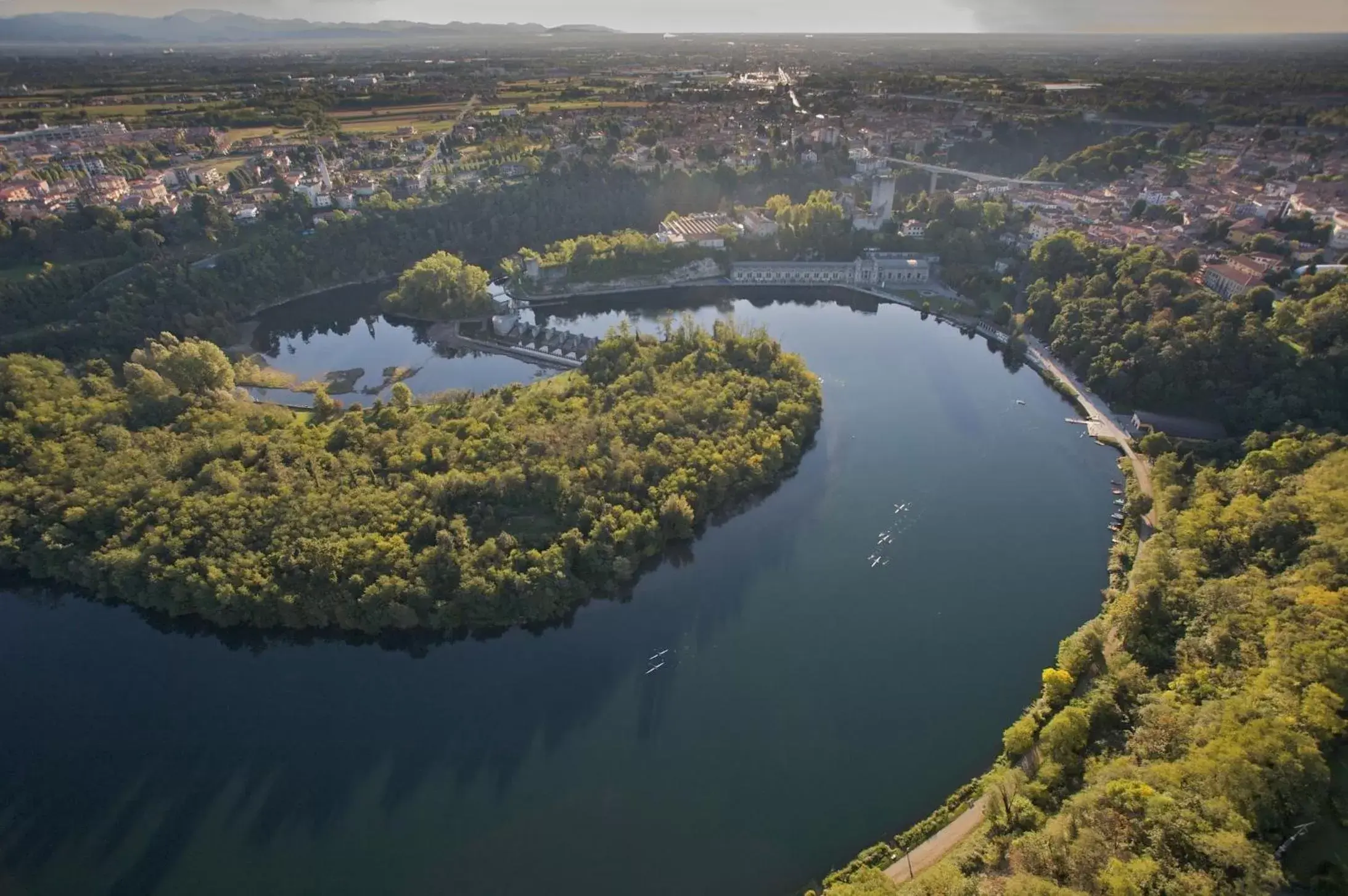 Natural landscape, Bird's-eye View in Best Western Villa Appiani