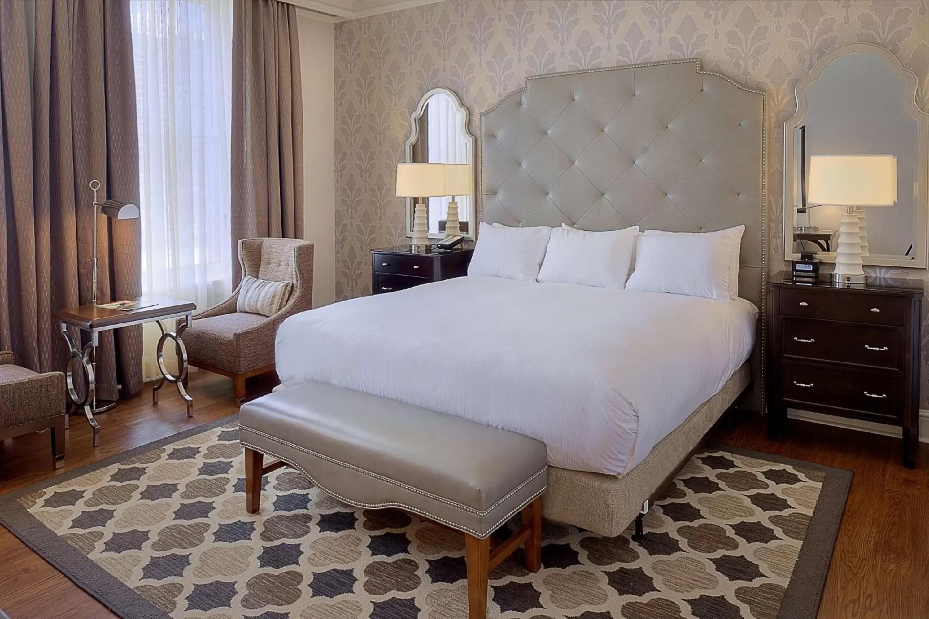 Bed in St. Louis Union Station Hotel, Curio Collection by Hilton