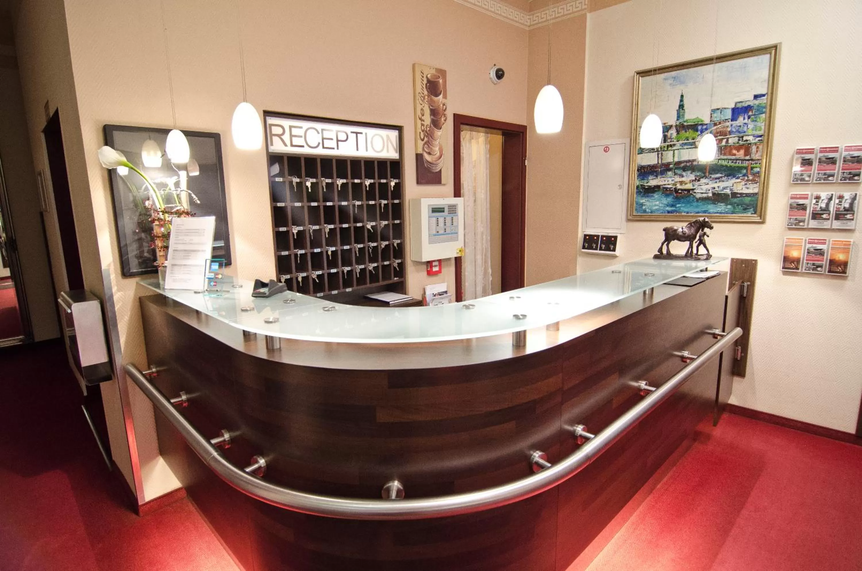 Lobby or reception in Hotel Polo am ZOB