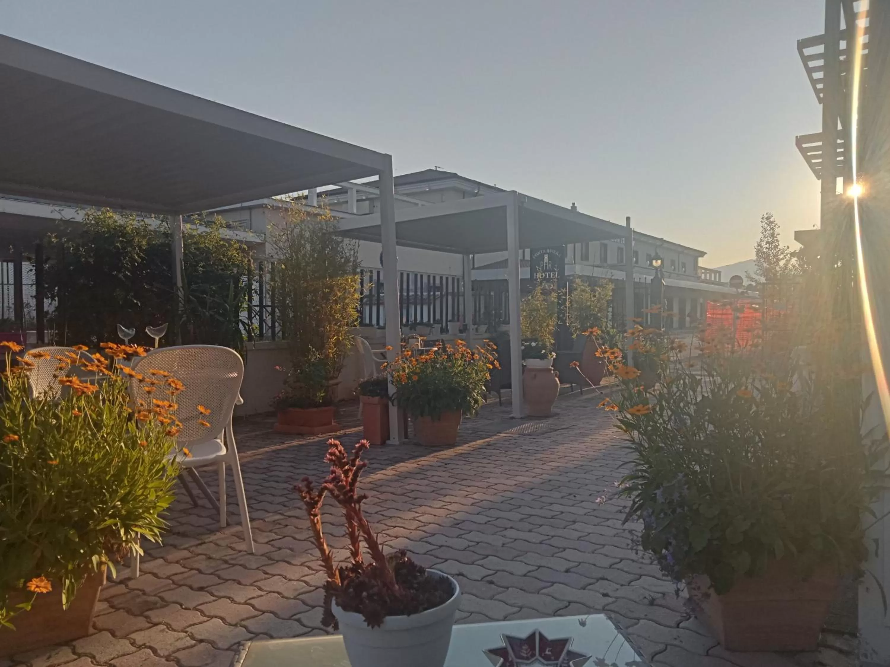 Garden in Hotel Porta Rivera