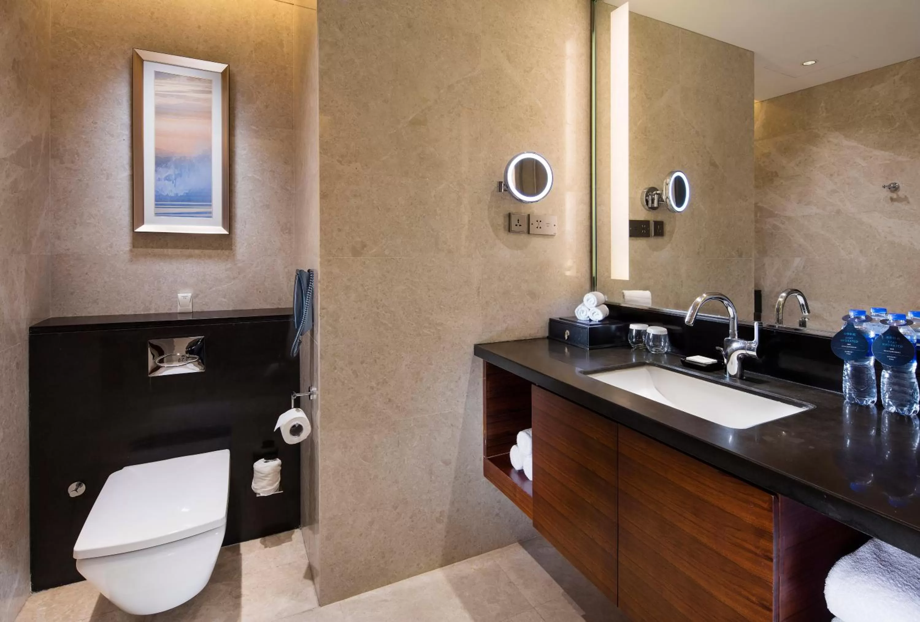 Toilet in Hilton Shijiazhuang