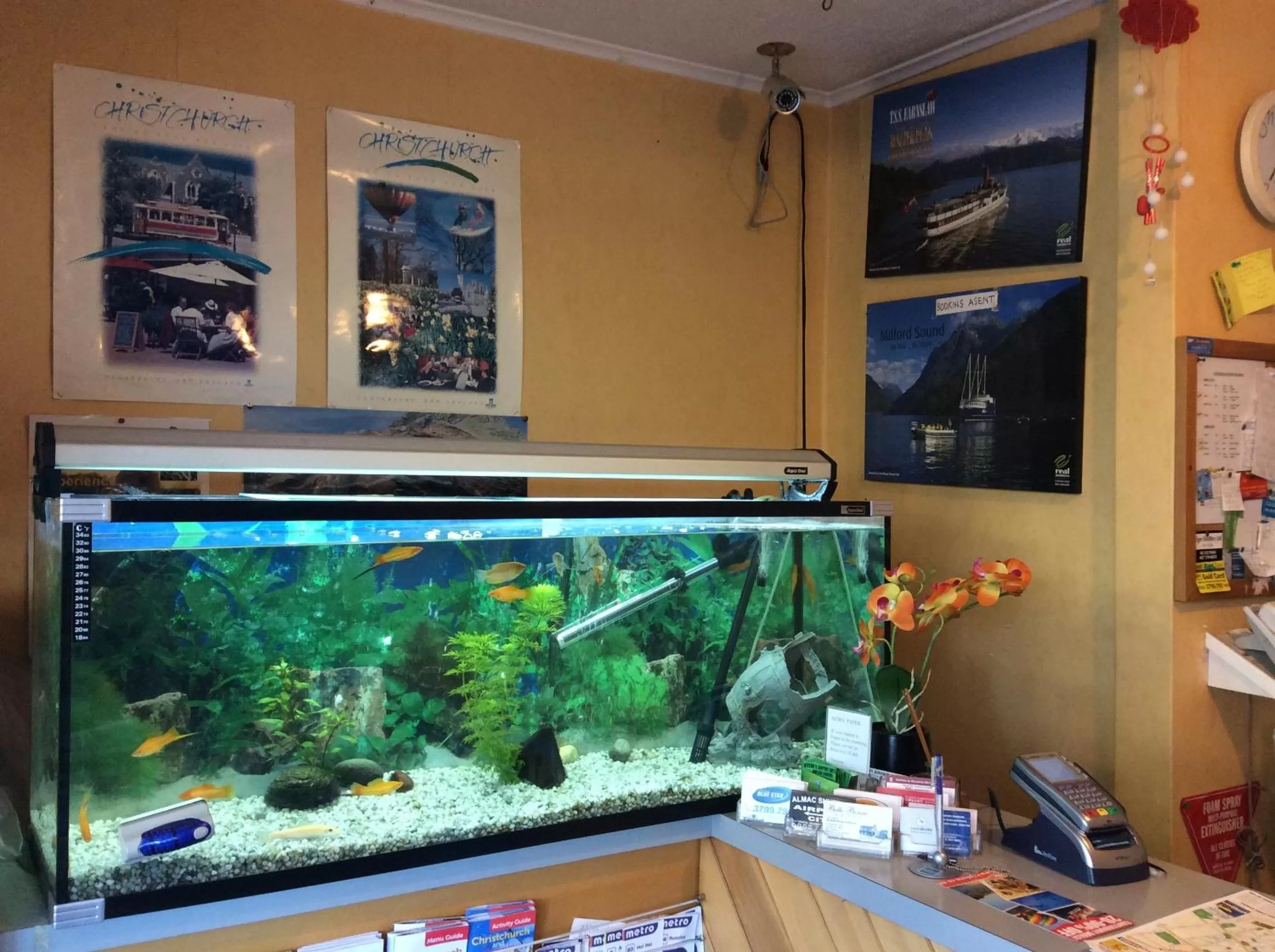 Lobby or reception in Belle Bonne Motel