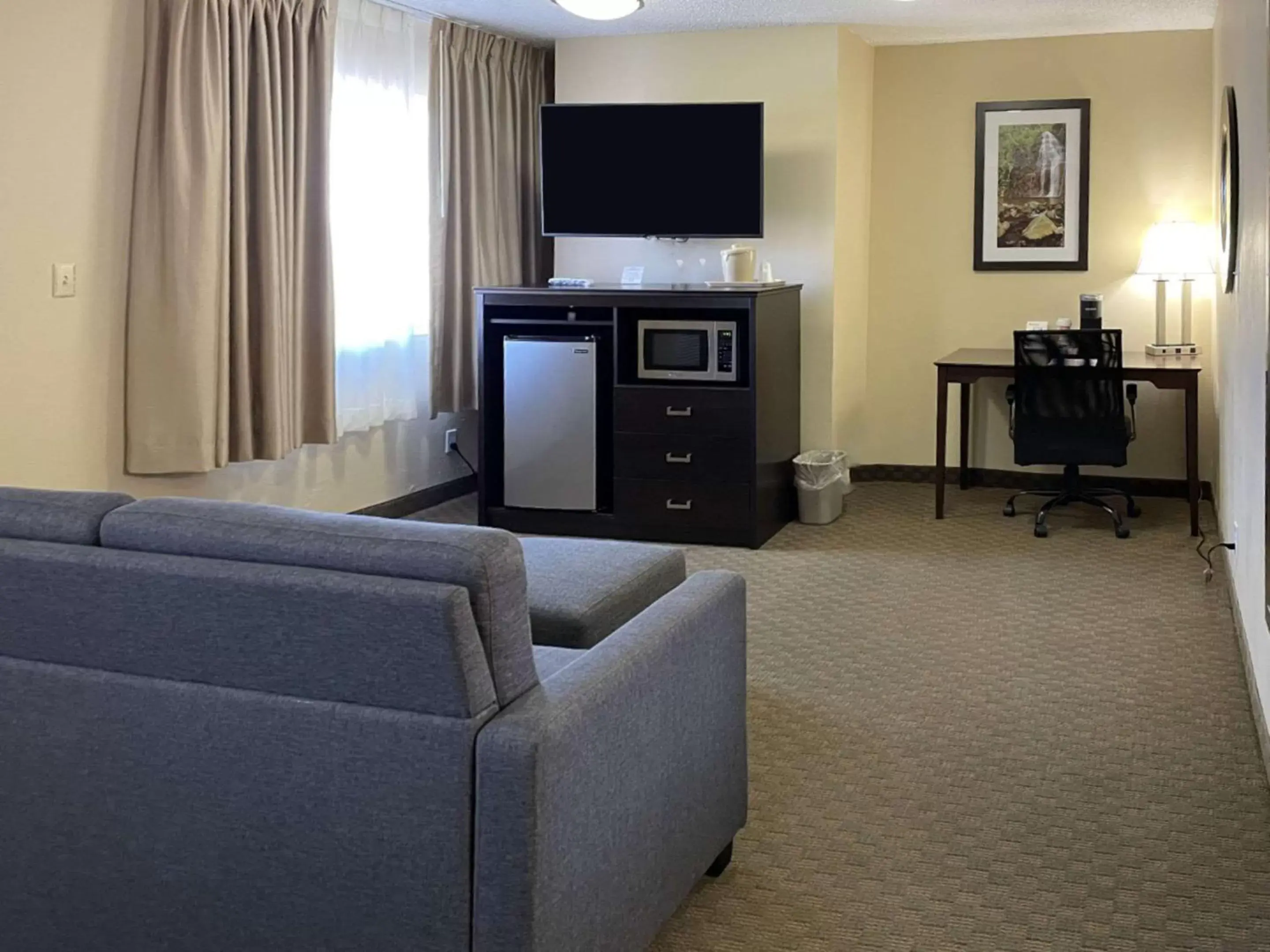 Bedroom, TV/Entertainment Center in Quality Inn