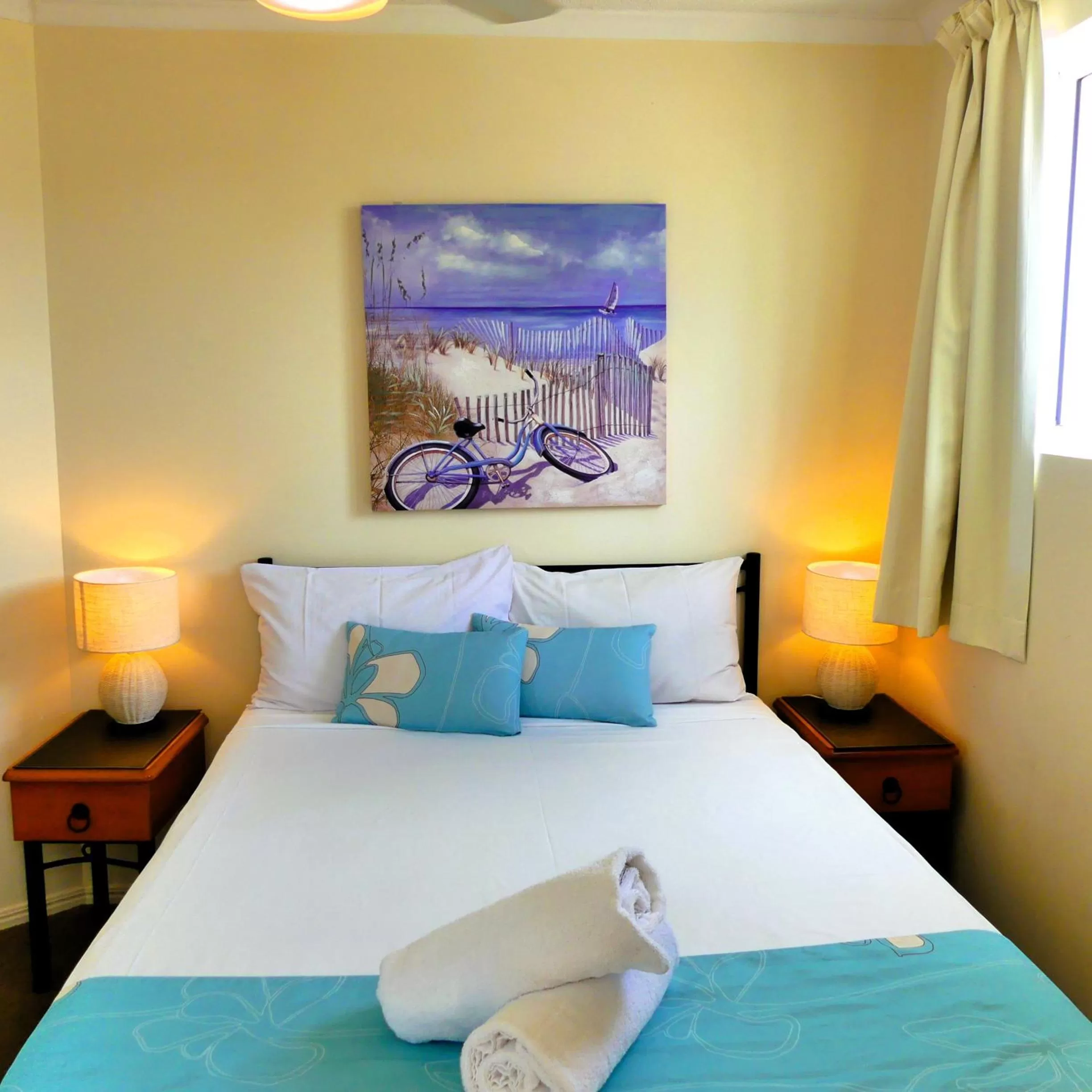 Bed in Bargara Blue Resort