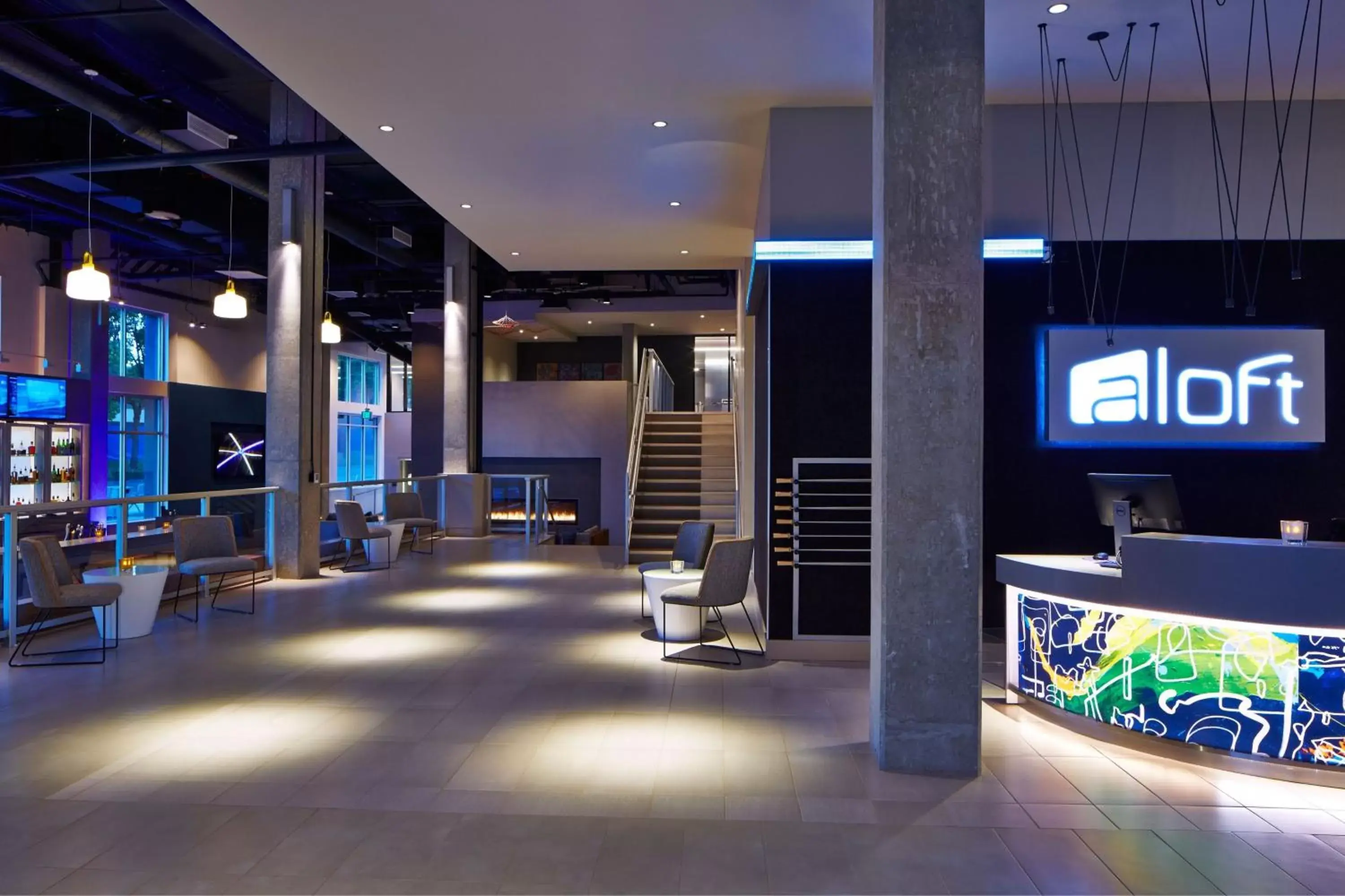 Lobby or reception, Lobby/Reception in Aloft Seattle Redmond