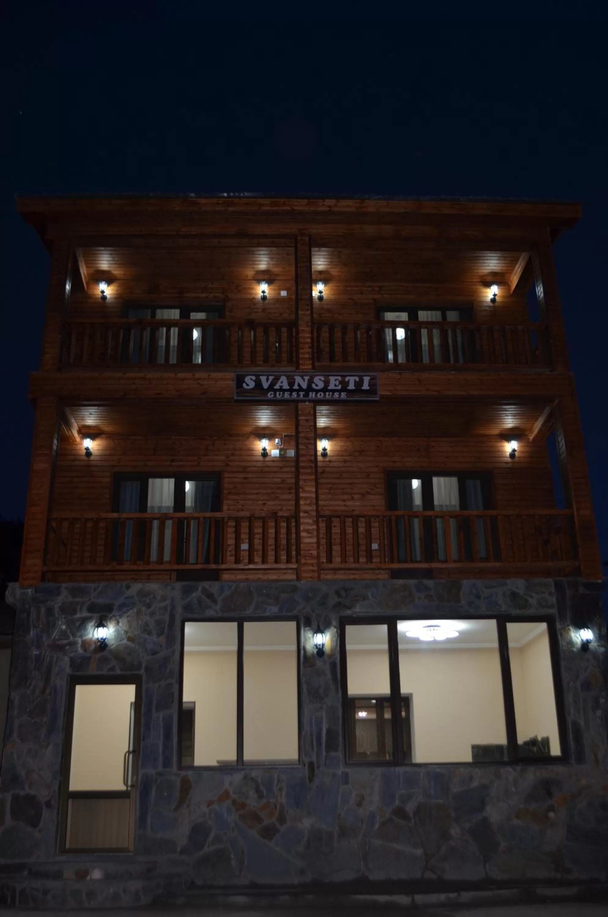 Facade/entrance in Hotel Svanseti