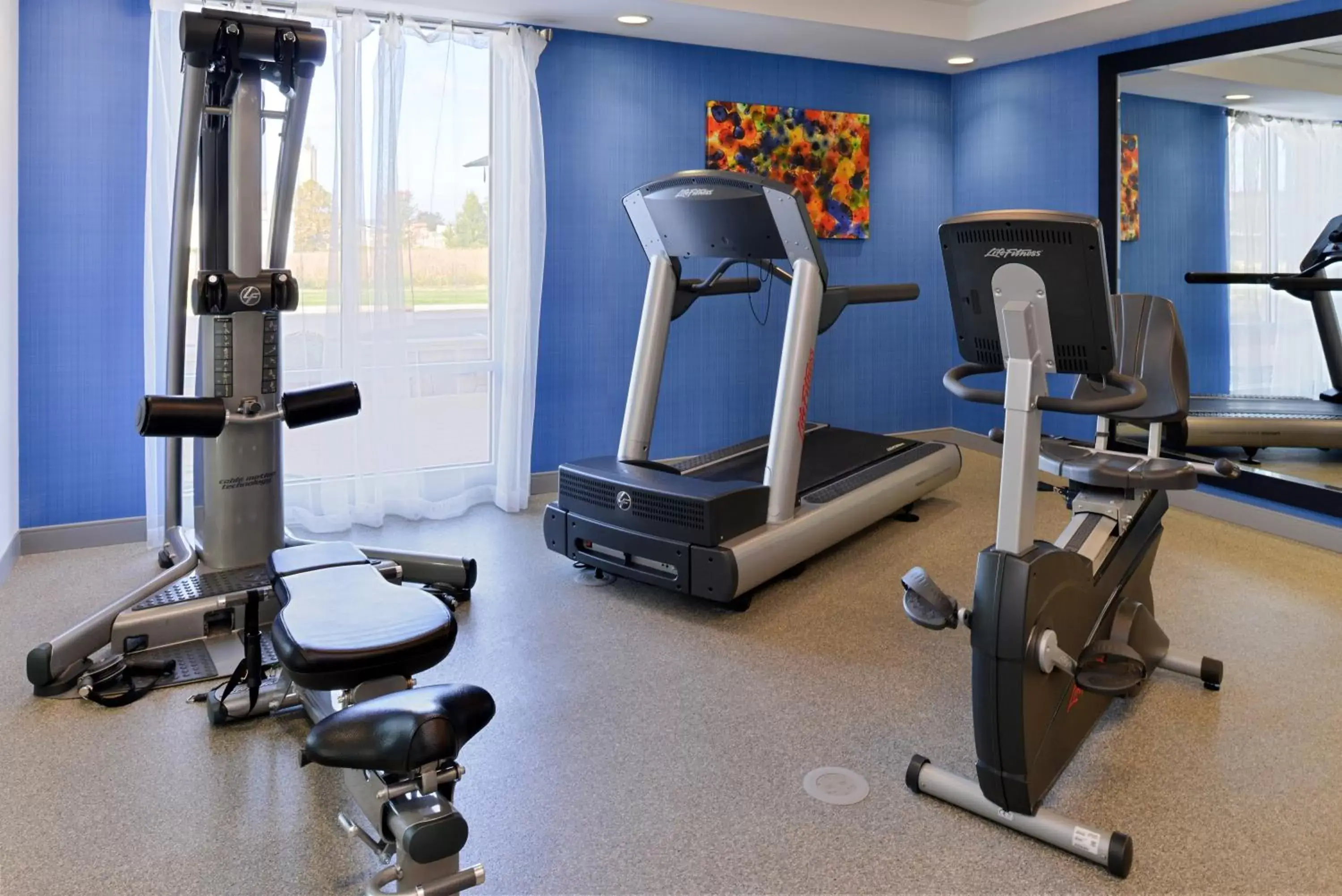 Fitness centre/facilities, Fitness Center/Facilities in Holiday Inn Express Hotel & Suites Terre Haute, an IHG Hotel