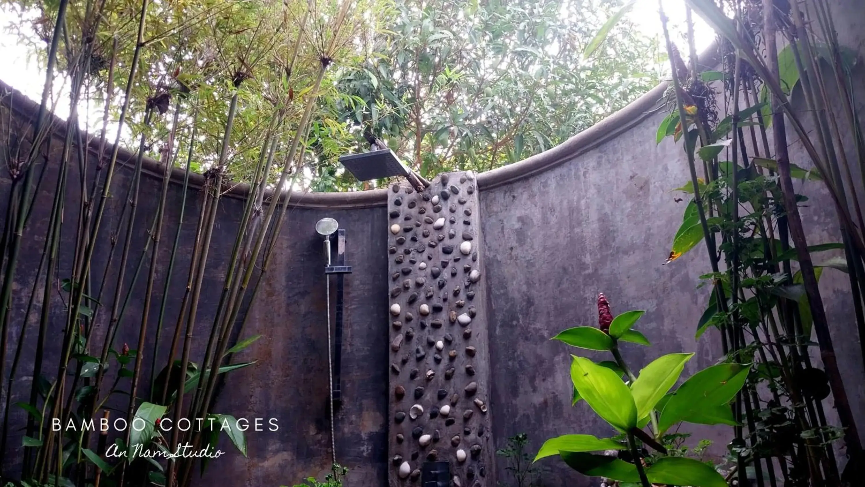 Bathroom in Bamboo Cottages