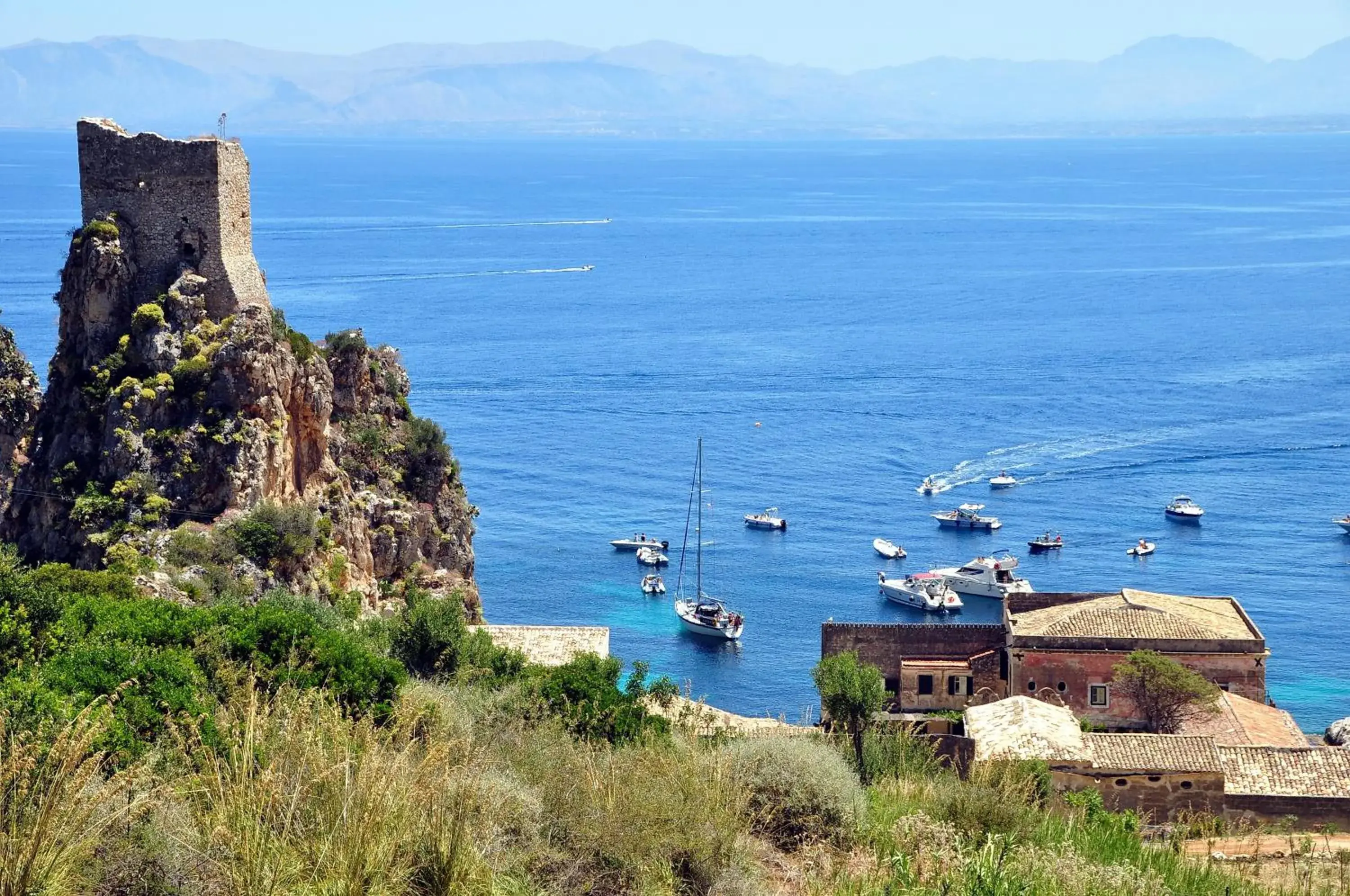 Area and facilities, Sea View in Baglio Di Scopello