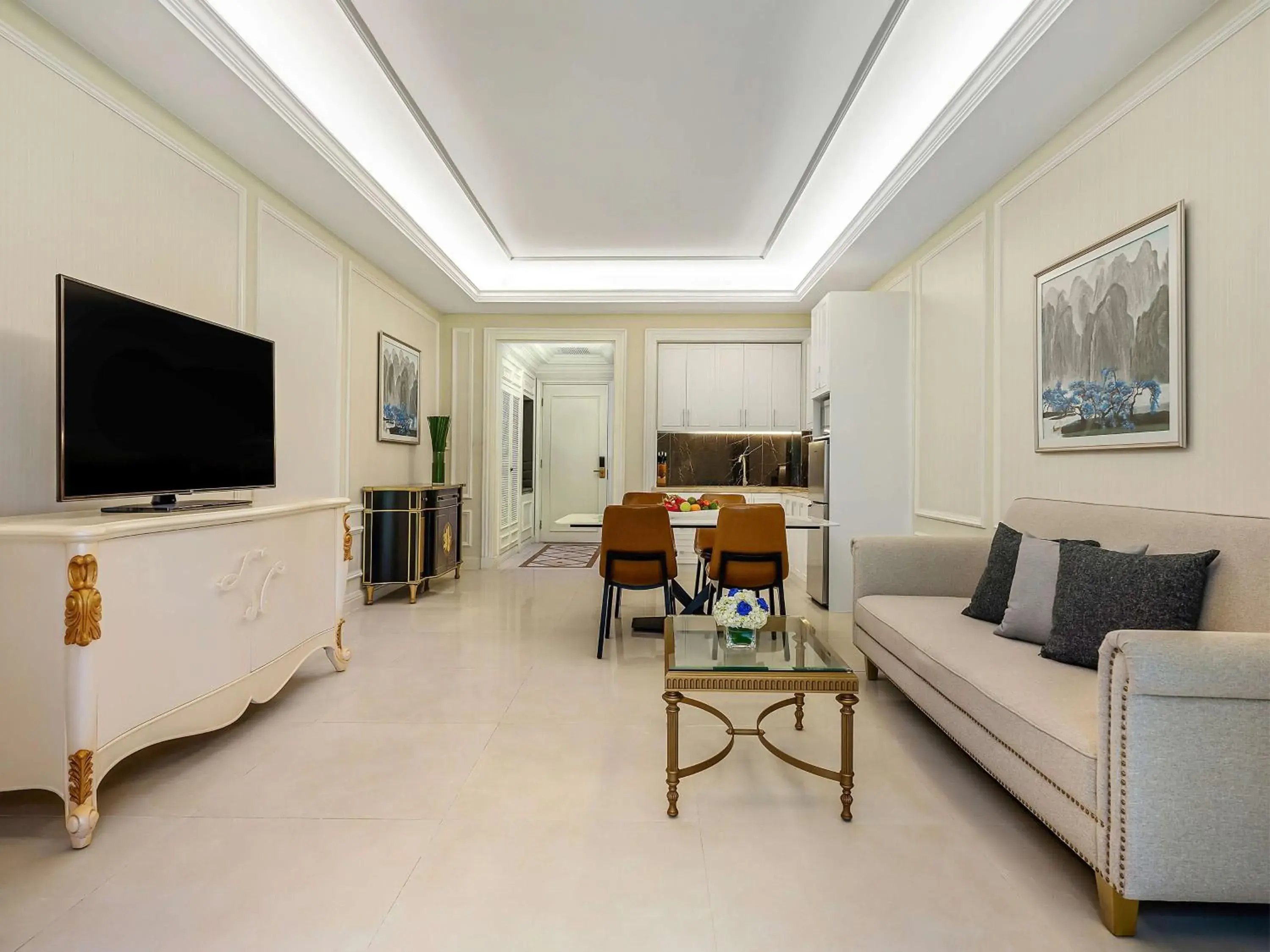 Kitchen or kitchenette, Seating Area in Radisson Blu Resort Phu Quoc