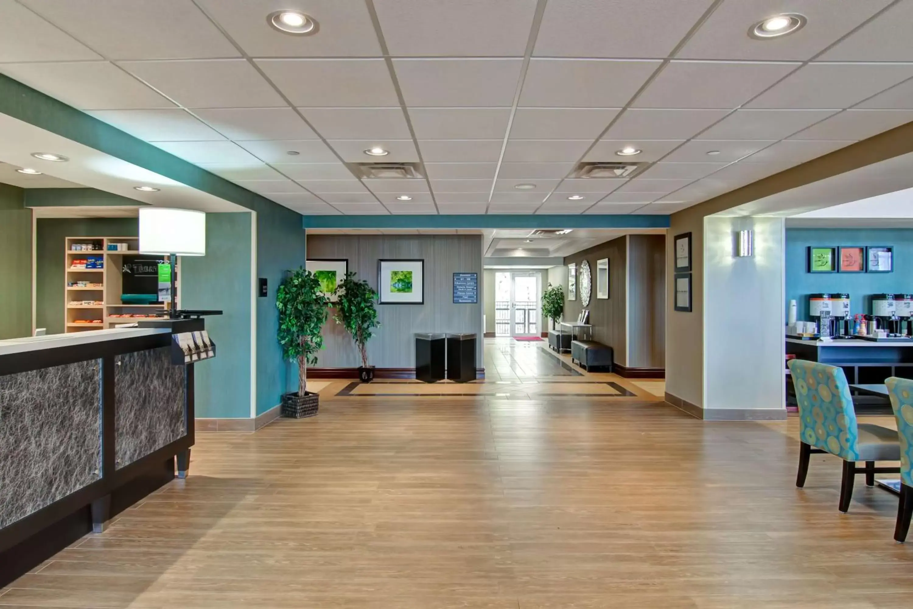 Lobby or reception in Hampton Inn Sudbury, Ontario Lobby or reception in Hampton Inn Sudbury, Ontario