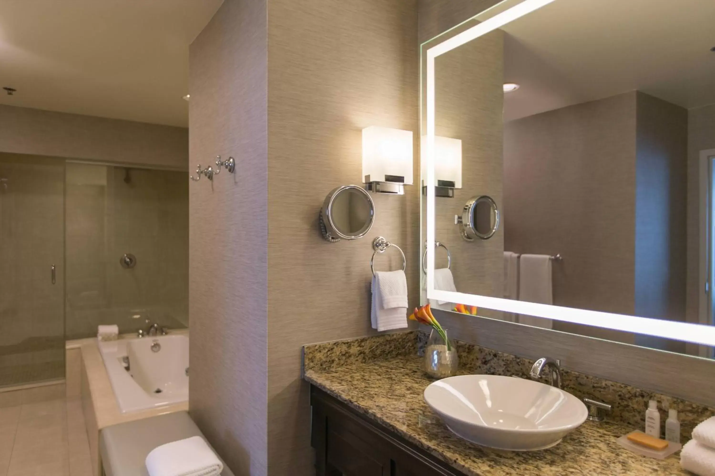 Bathroom in Renaissance Tampa International Plaza Hotel