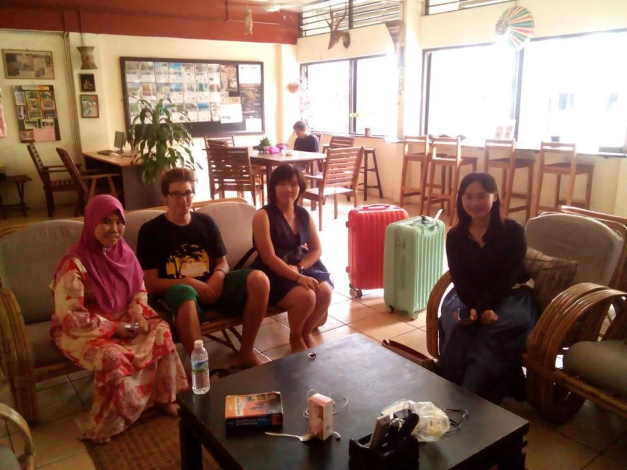 Living room in Akinabalu Youth Hostel