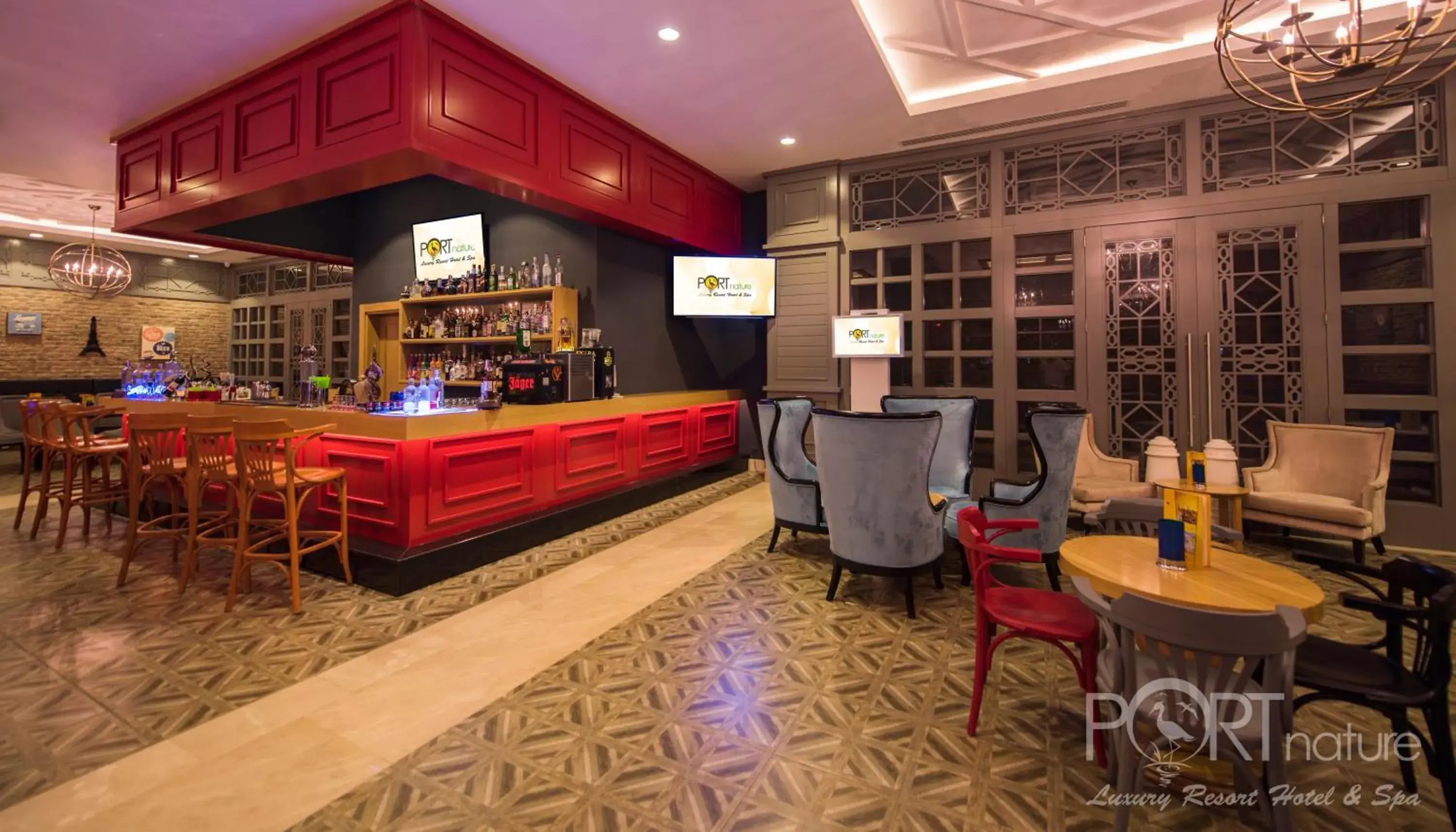 Lounge or bar, Lounge/Bar in Port Nature Luxury Resort