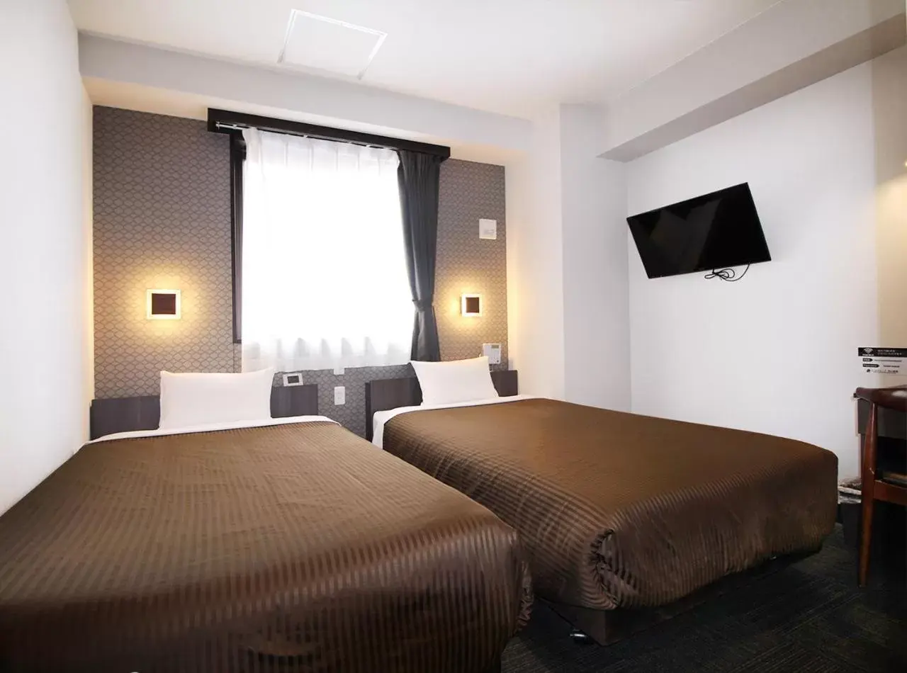 Photo of the whole room, Bed in Hotel Trend Nishi Shinsaibashi
