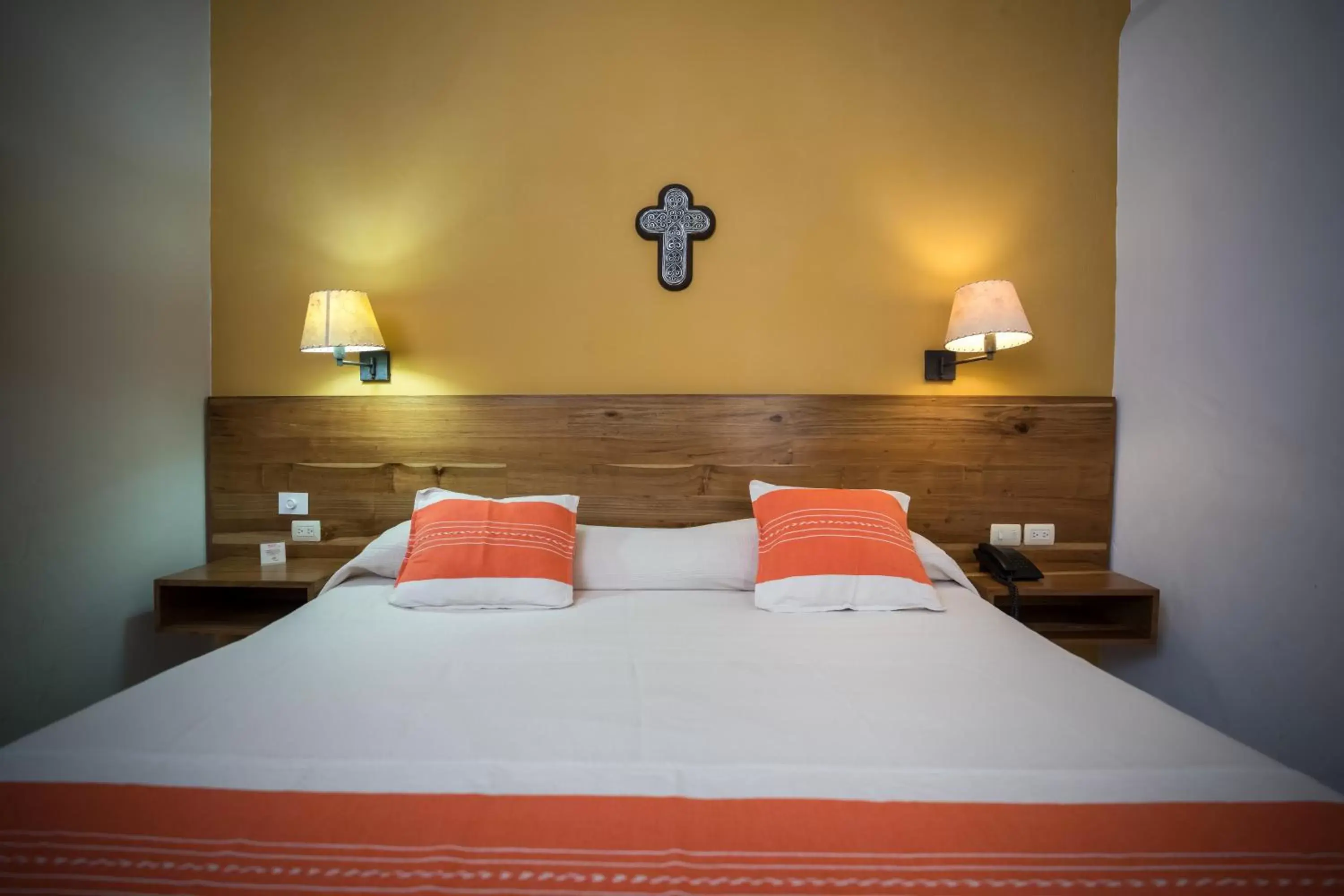 Bed in Parador San Agustin