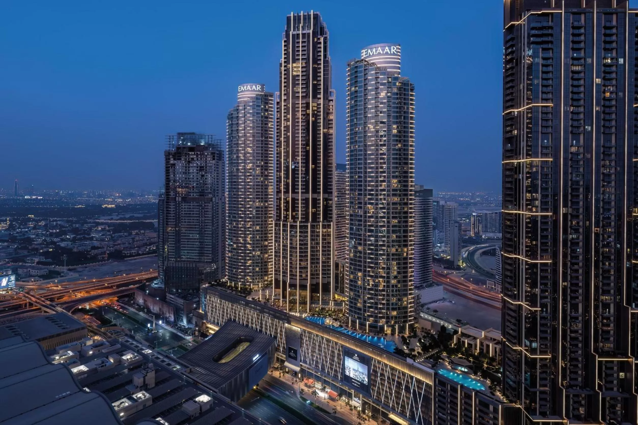 Property building in Address Dubai Mall