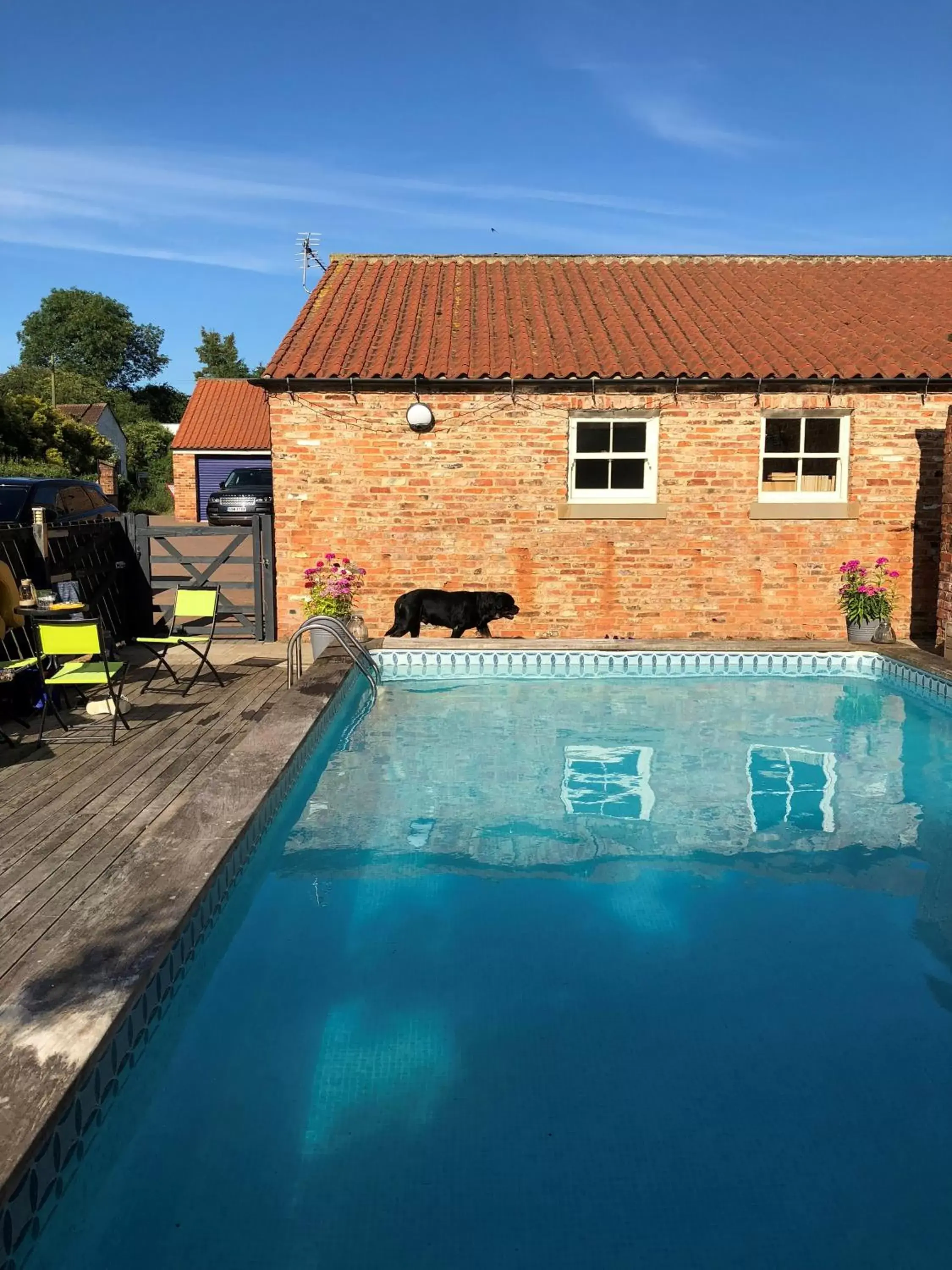 Swimming Pool in Newsham Grange Farm